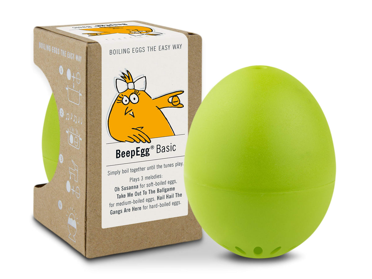 Brainstream Beepegg Singing Floating Egg Timer, Green