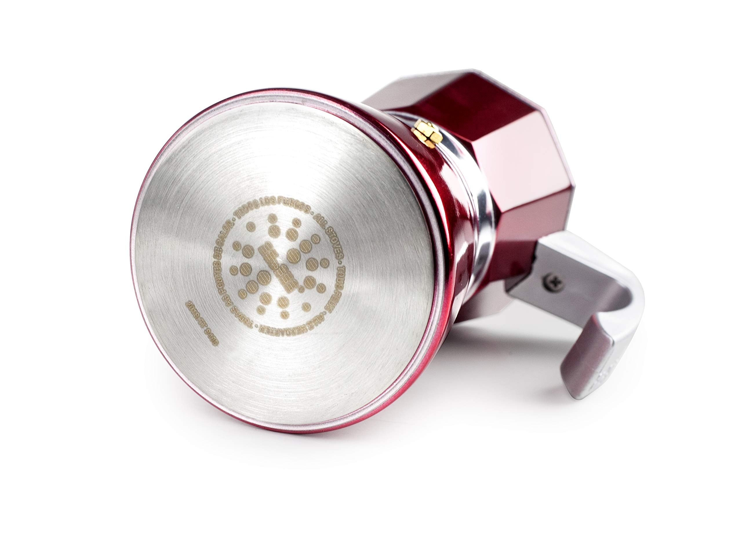 PUMA Ibili Espresso Coffee Maker Evva Red 6 Cups  Aluminium  30 x 30 x 30 cm
