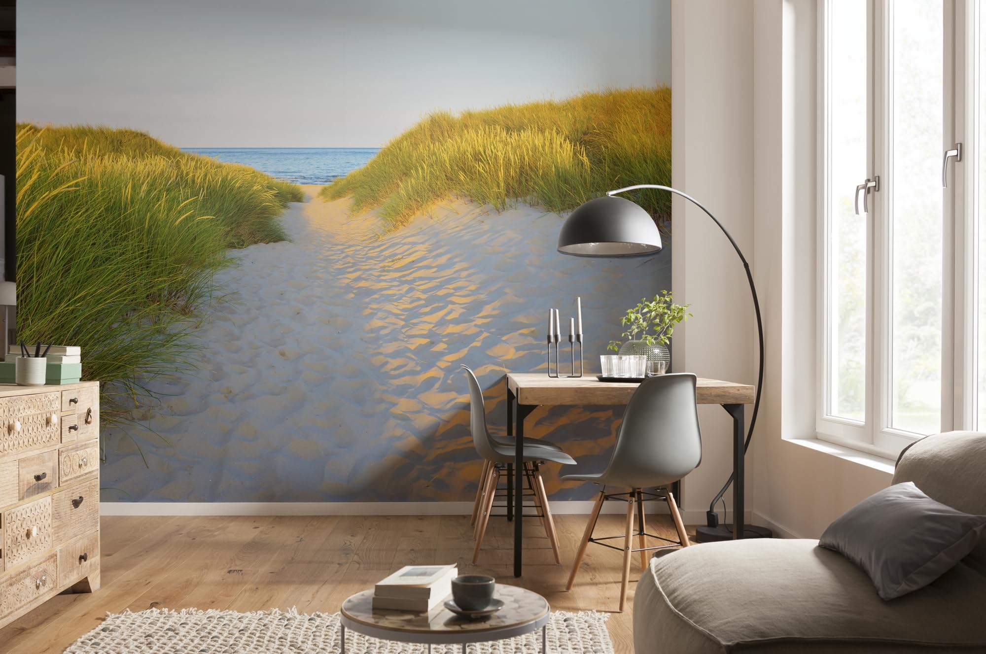 Komar 8-995 Sandy Path Wall Mural, Green