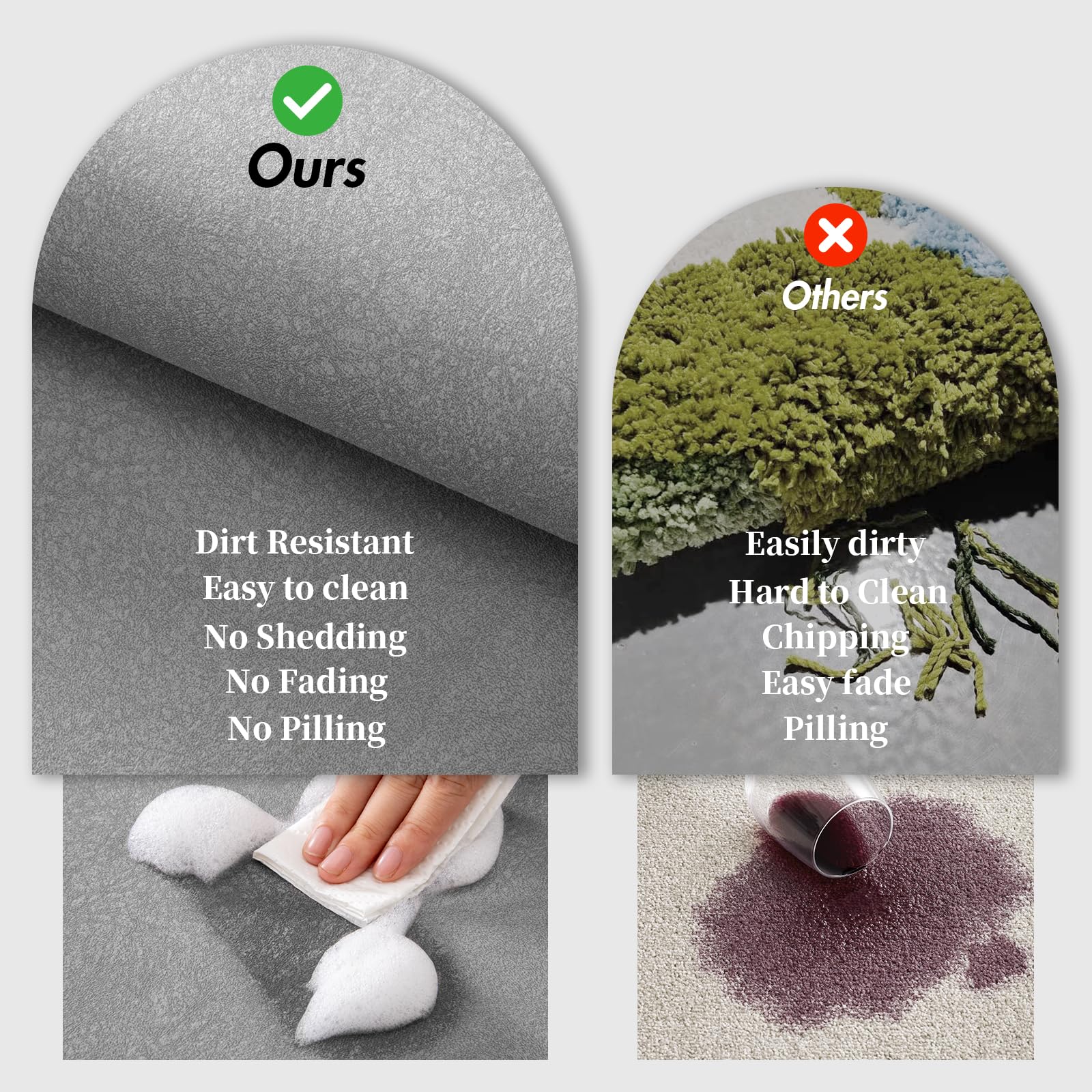 Diatomaceous Earth Bath Mat Rug Super Absorbent Diatomite Stone Bath Mat Non Slip Quick Dry Thin Bathroom Mat Fit Under Door, Fl