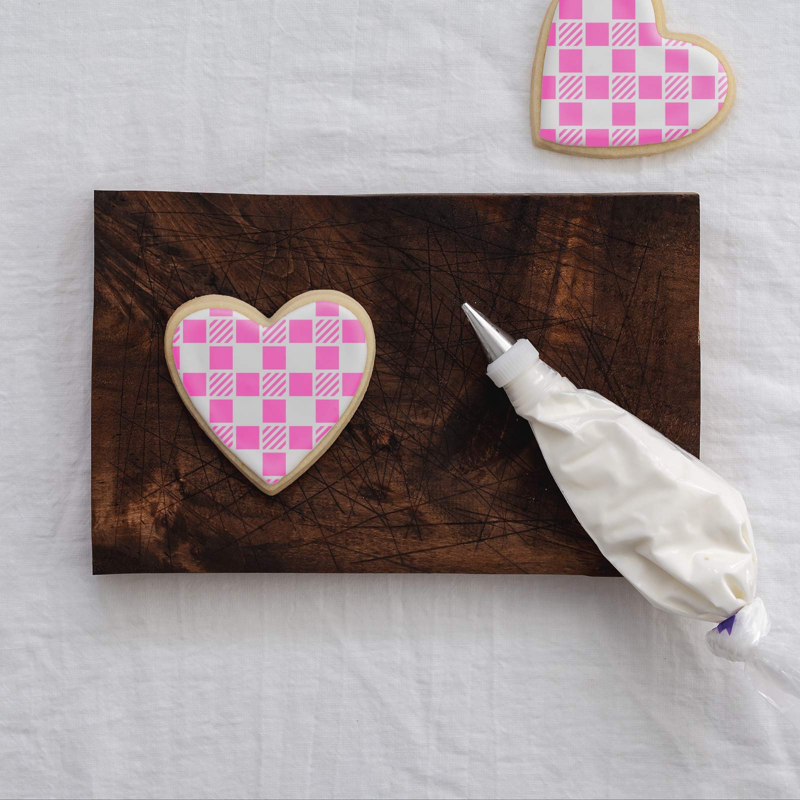 Buffalo Check Cookie Stencil - Easy-To-Use For Stunning Cookie Decorations: Simplifying Cookie Decorating
