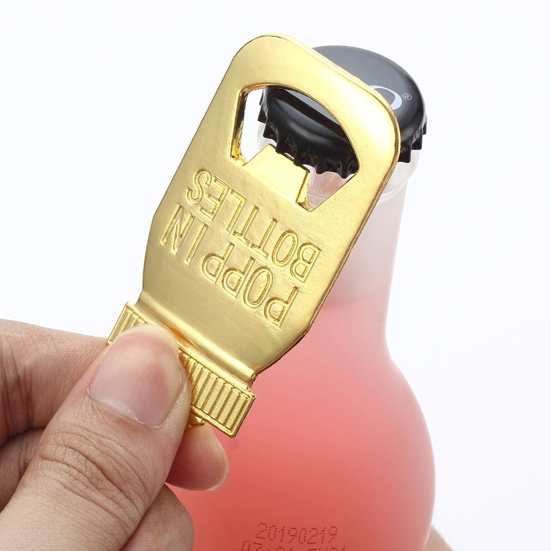 YFS 6 Pcs White Bottle Opener Baby Shower Return Gifts for Guest, Rose Gold Feeding Bottle Opener Wedding Favors,Super cute Part