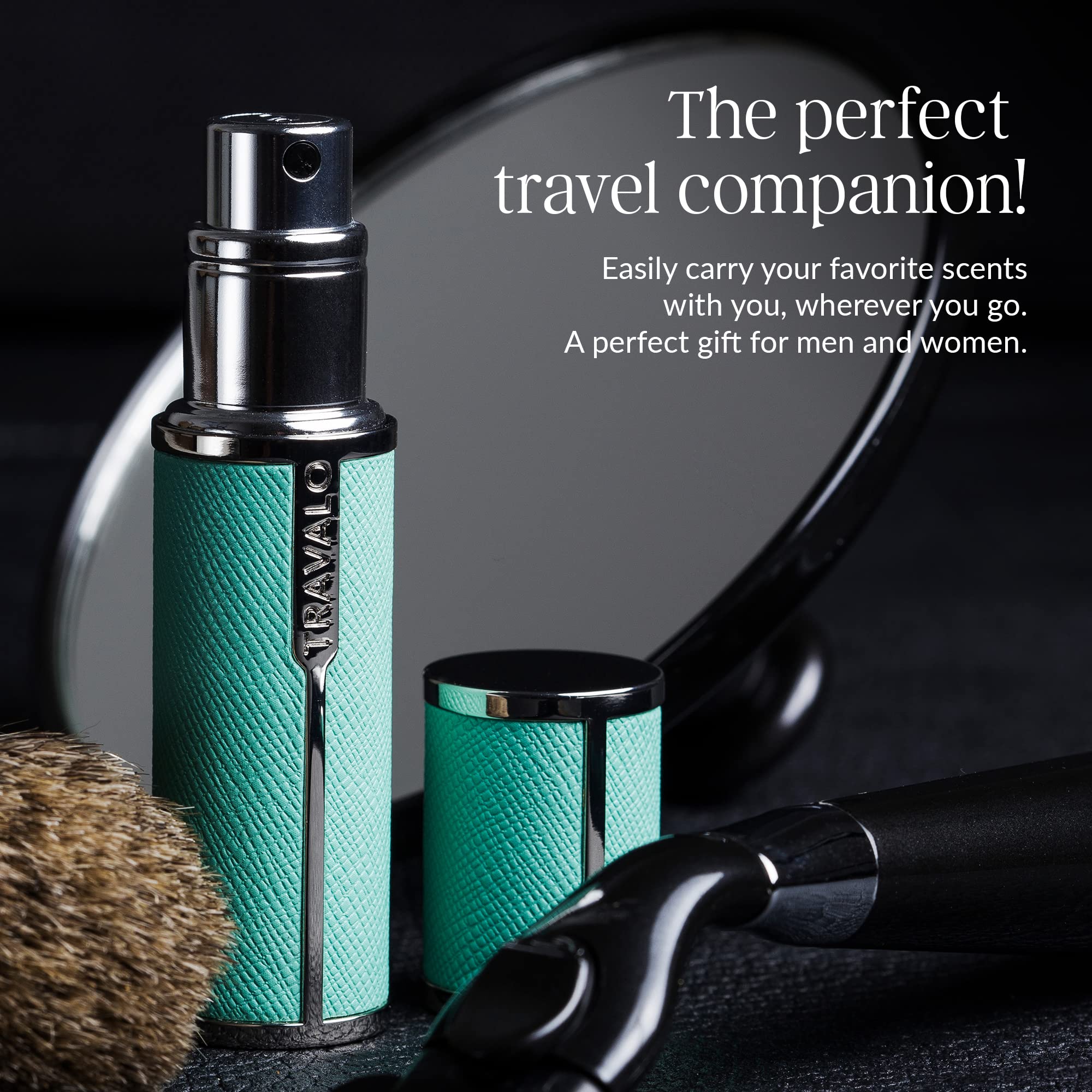 Travalo Milano Perfume Atomizer Travel Refill U-Change System Tsa Approved | Reusable Airtight Easy Fill Mini Pump Sprayer Light