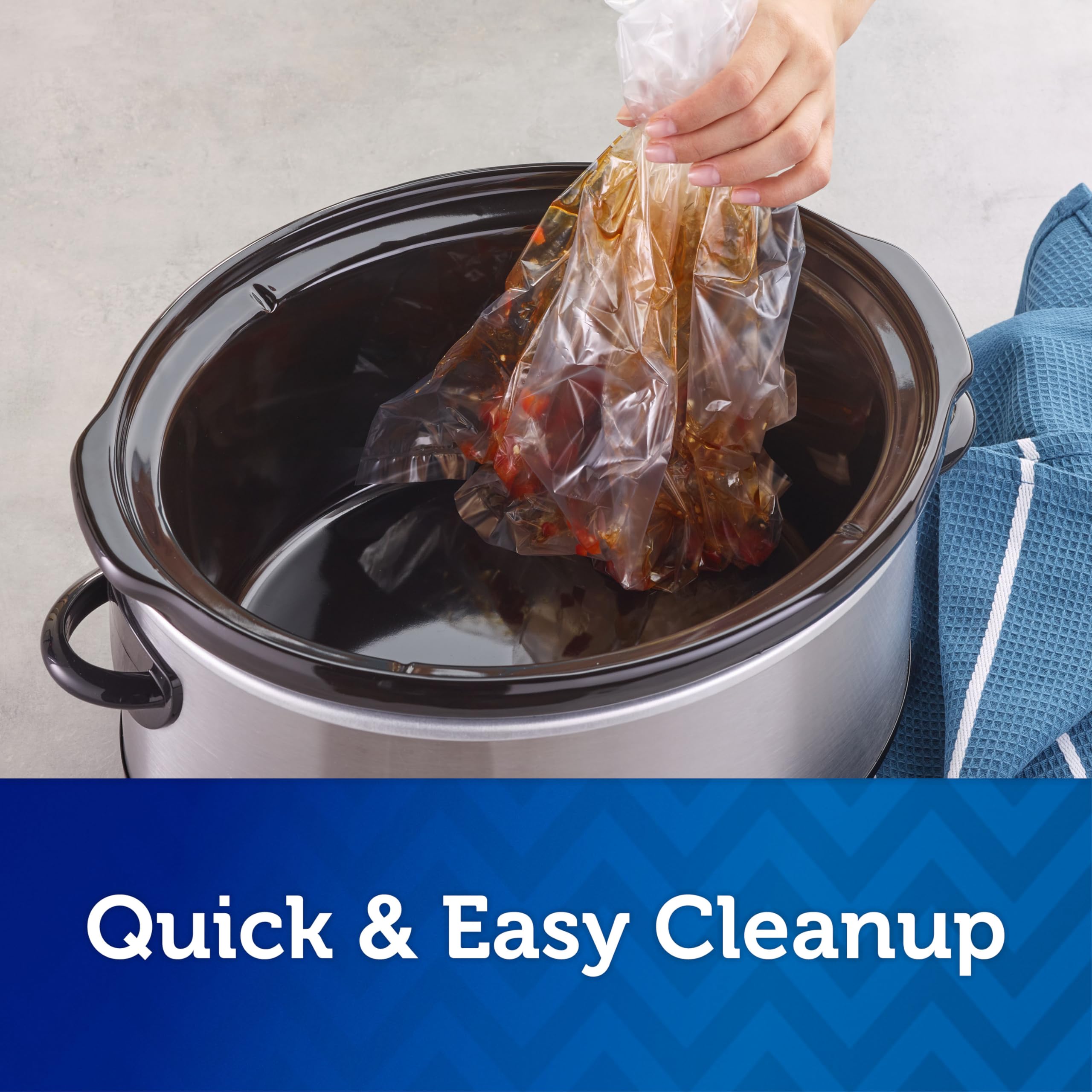 Reynolds Kitchens Slow Cooker Liners  Regular (Fits 3-8 Quarts)  4 Count (Pack of 12)  48 Total