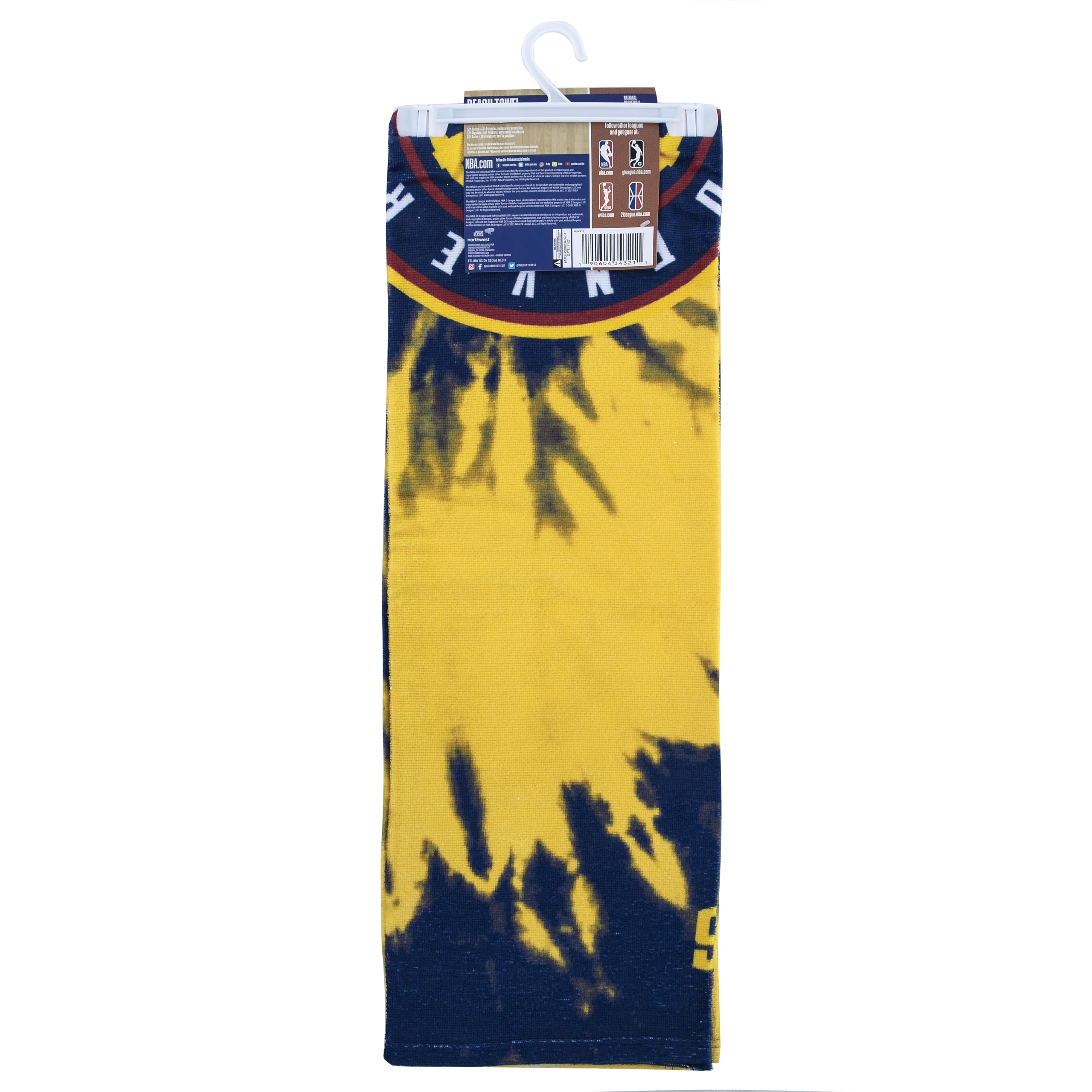 Northwest Nba Denver Nuggets Beach Towel 30'' X 60'', Psychedelic