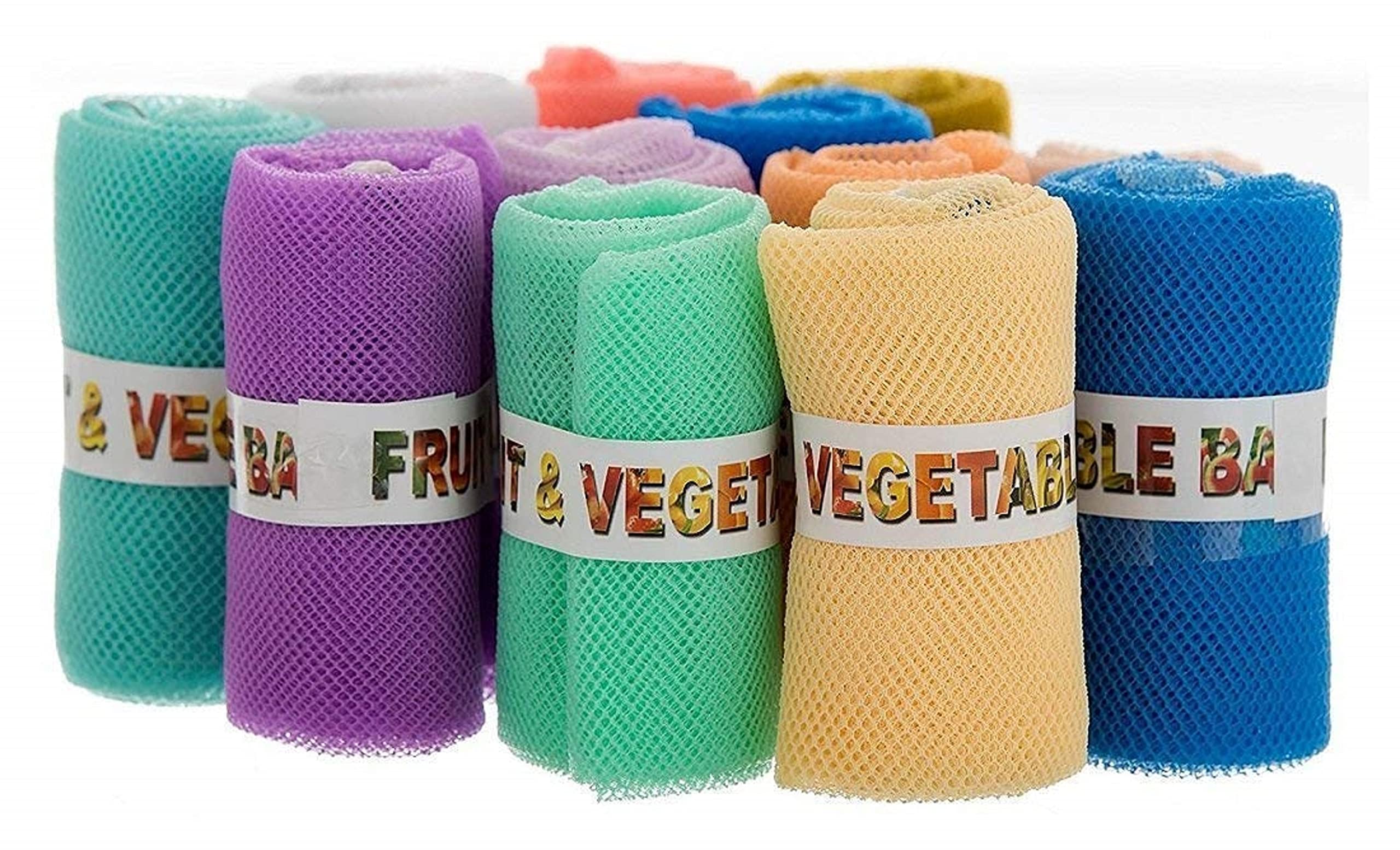 Freshwind Eco Friendly Produce Fridge Storage Reusable Mesh &Net Vegetable Storage Bags For Fridge  Vegetable/Fruit Bag For Gro