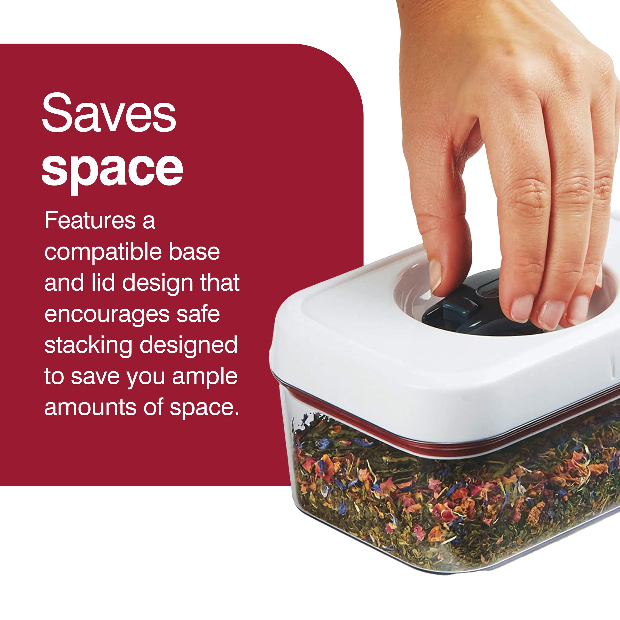 Zyliss Twist & Seal .5 Qt Storage Container - Dishwasher-Safe, Bpa-Free Food Storage Container For Kitchen And Pantry Organizati