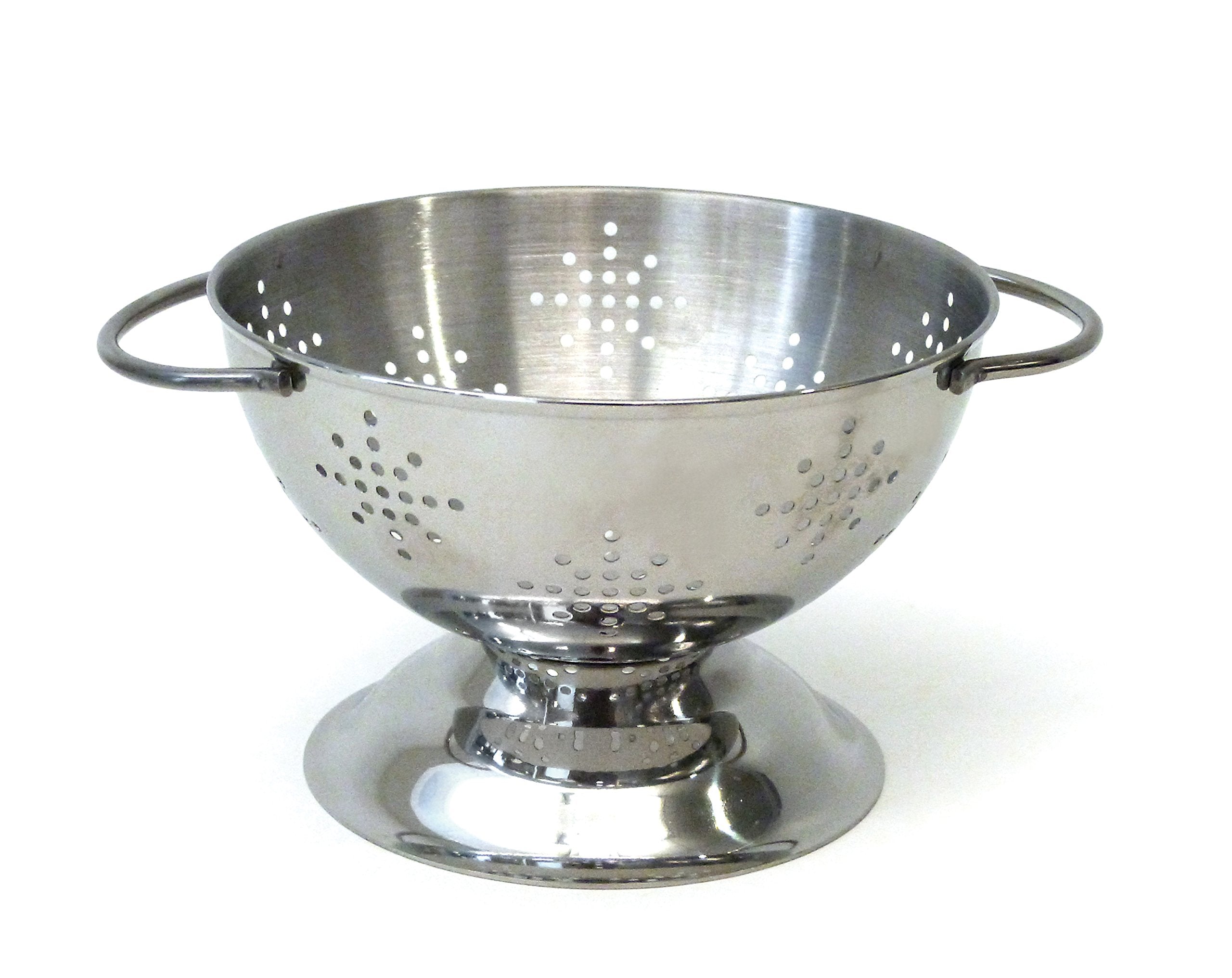 Rsvp International Endurance Kitchen Collection Colander Strainer, Mini, Pierced Stainless Steel
