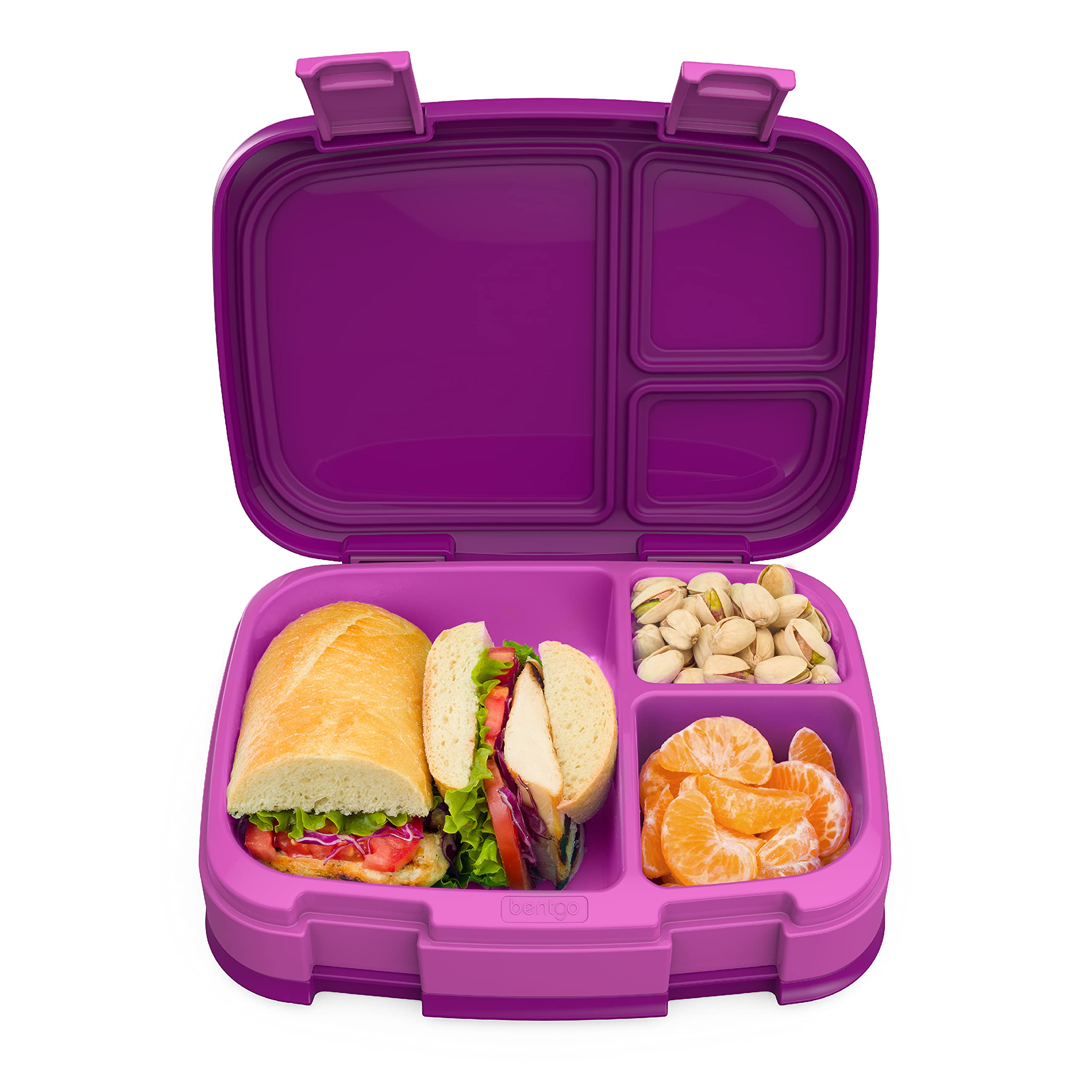 Bentgo Fresh  LeakProof, Versatile 4Compartment BentoStyle Lunch Box with Removable Divider, PortionControlled Meals for Te