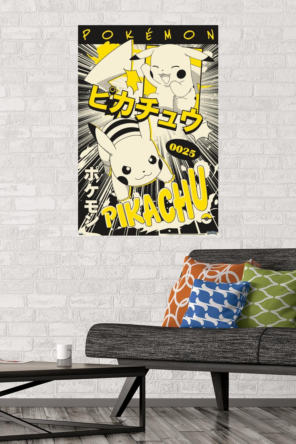 Trends International Pok  Mon - Pikachu Anime Wall Poster