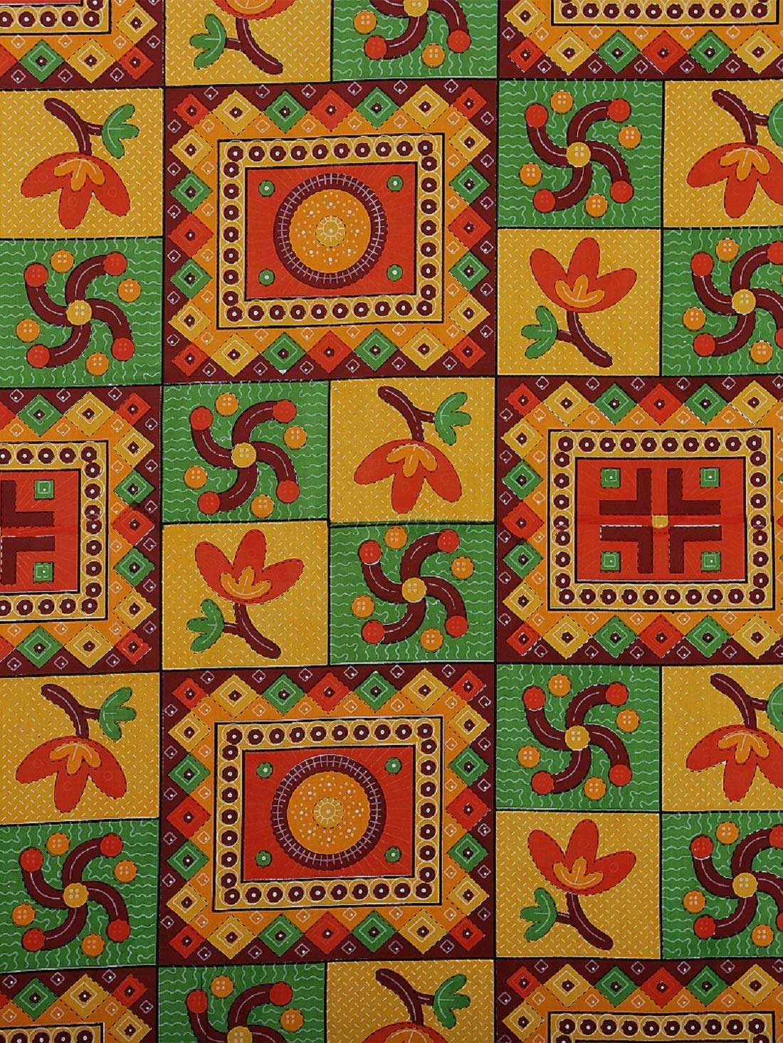 Monik Handicrafts 144 Tc Cotton Comfort Rajasthani Jaipuri Traditional Sanganeri Printed Single Bedsheet With Pillow Cover (Oran