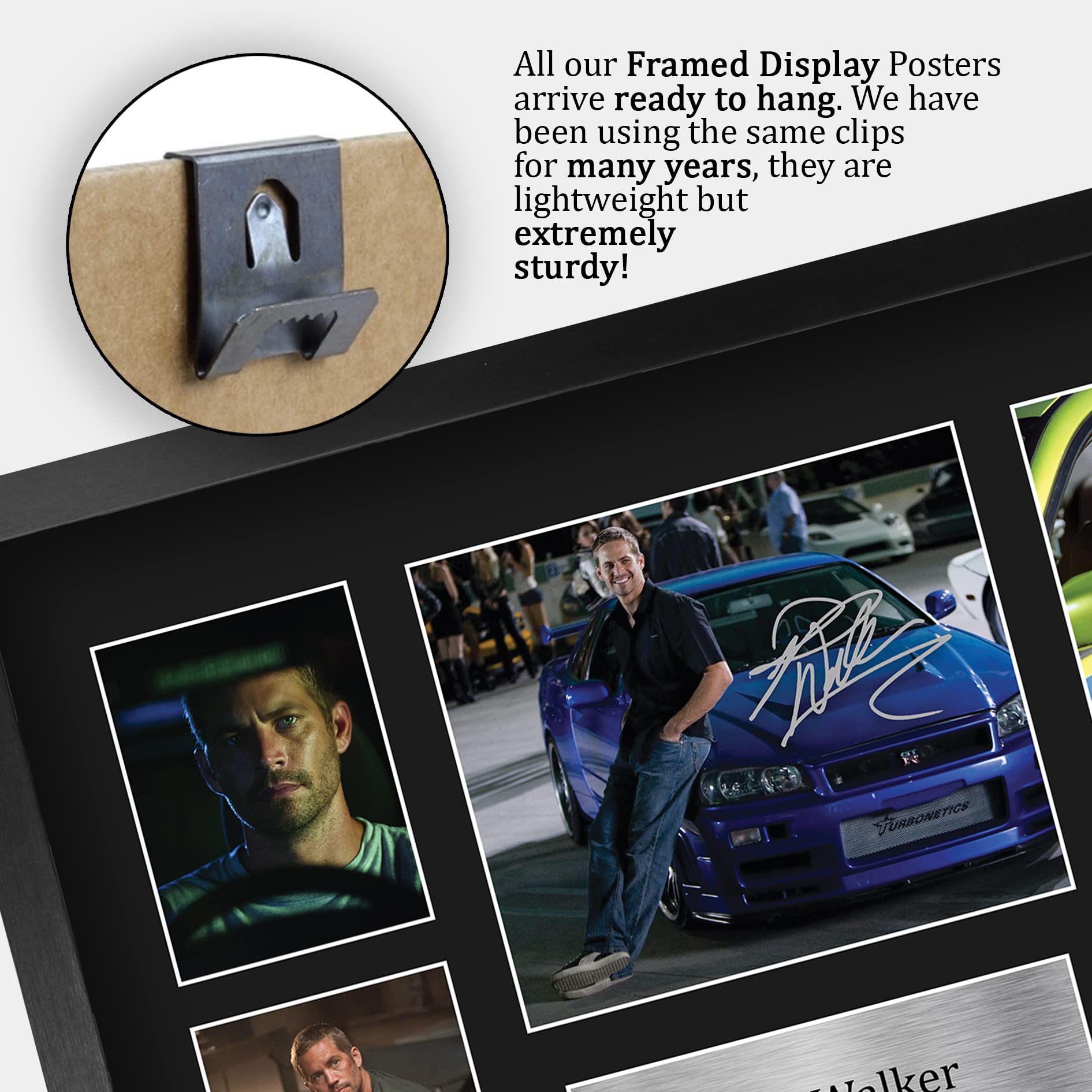 Hwc Trading Paul Walker Fast And Furious 16 X 12 Inch (A3) Printed Gifts Signed Autograph Picture Display For Movie Memorabilia