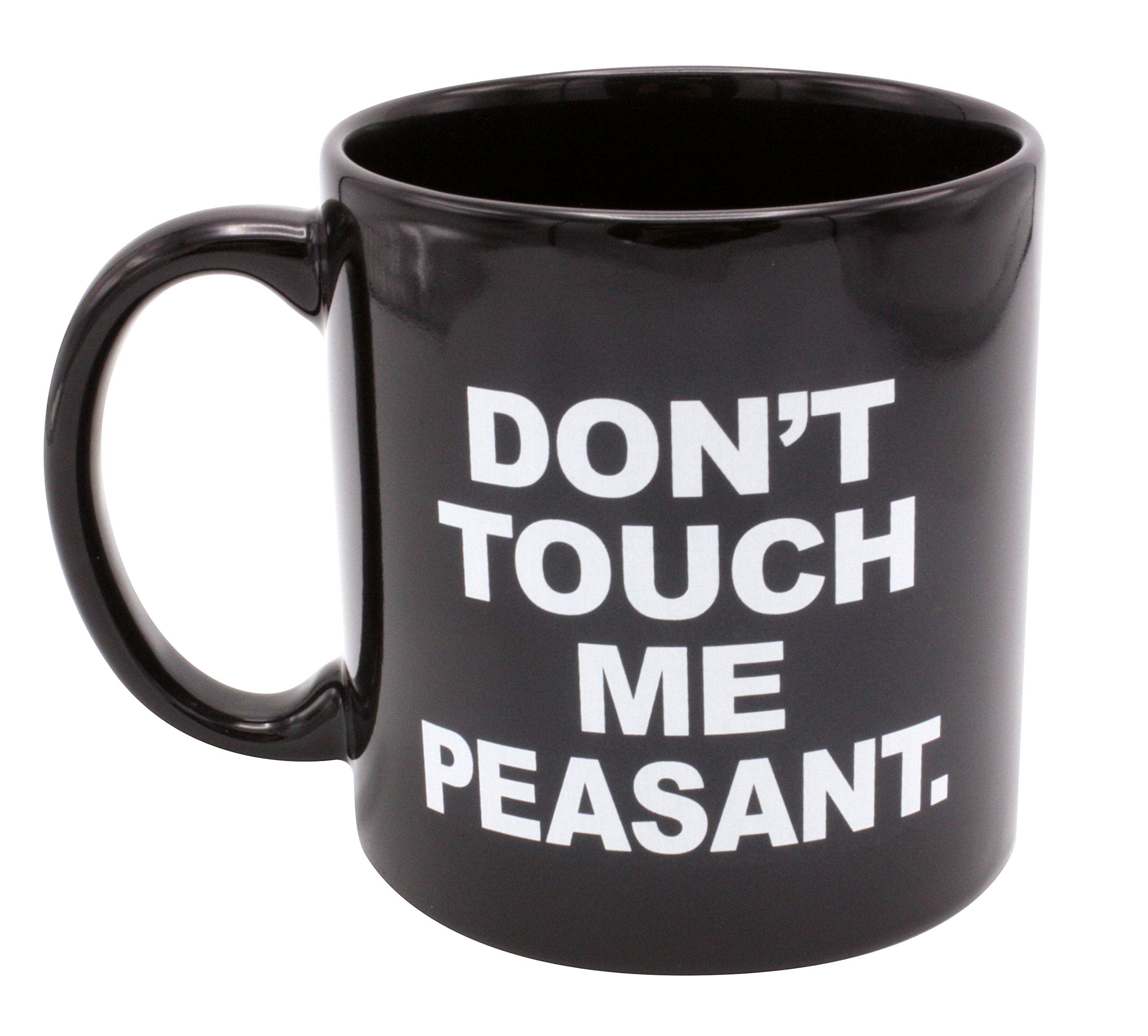 Island Dogs Don'T Touch Me Peasant Giant 22 Oz Ceramic Novelty Coffee Mug