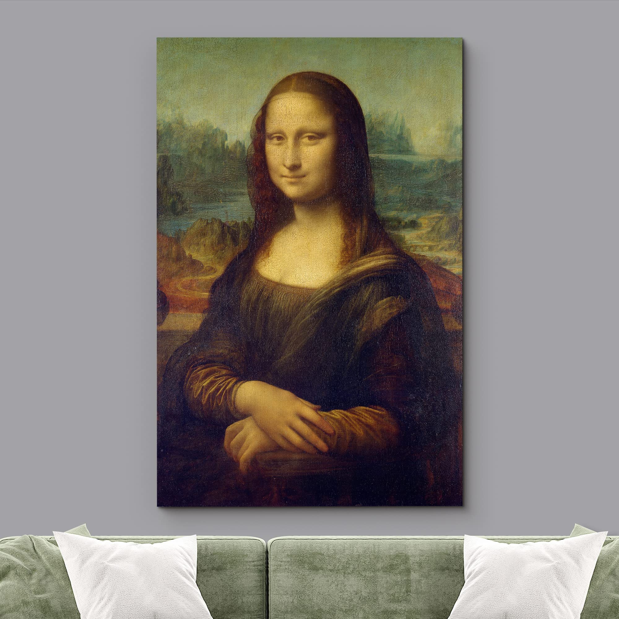 Wall26 Canvas Print Wall Art Mona Lisa By Leonardo Da Vinci Historic Cultural Illustrations Realism Traditional Scenic Expressiv
