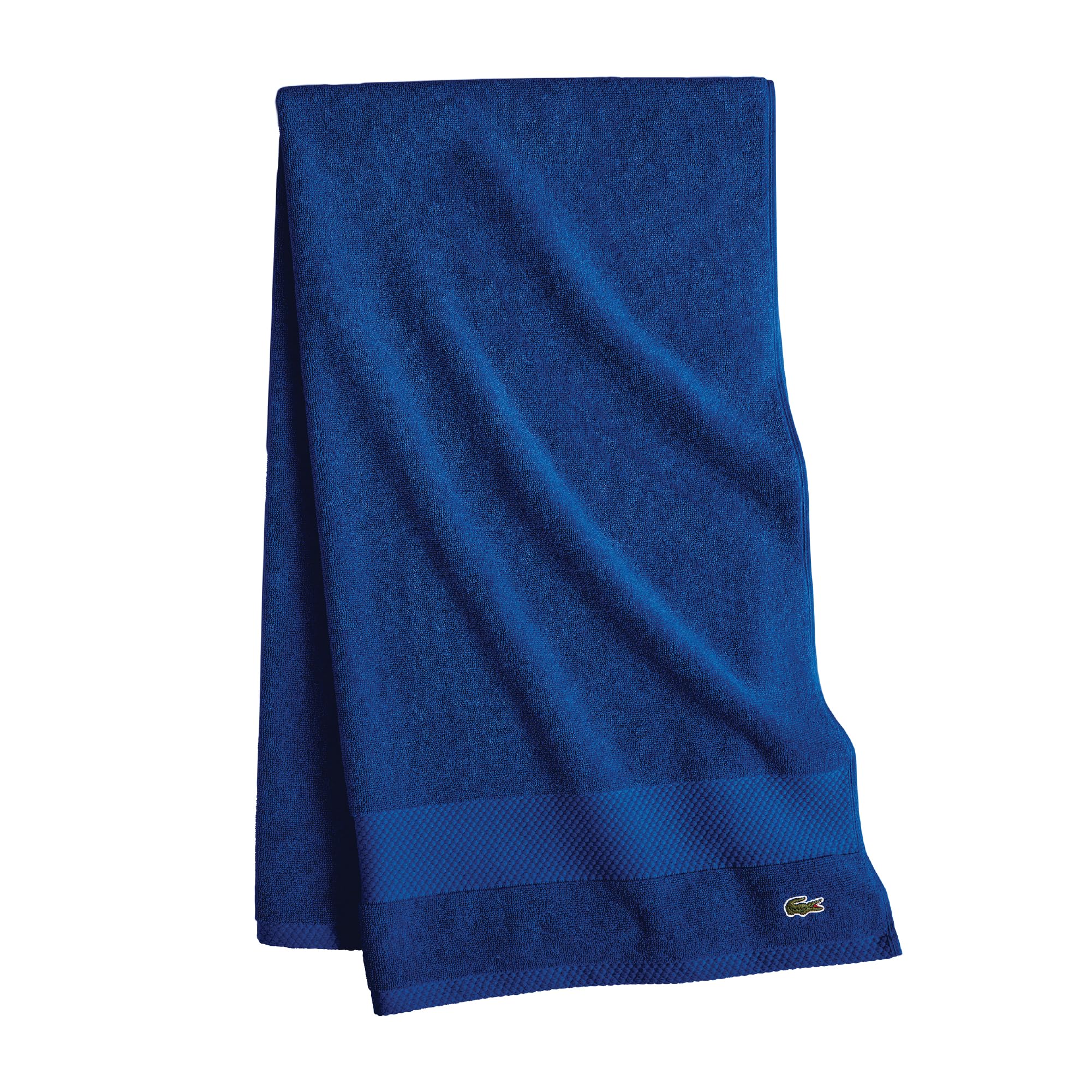 Lacoste Heritage Supima Cotton Bath Towel  Surf Blue  30 '' x 54 ''