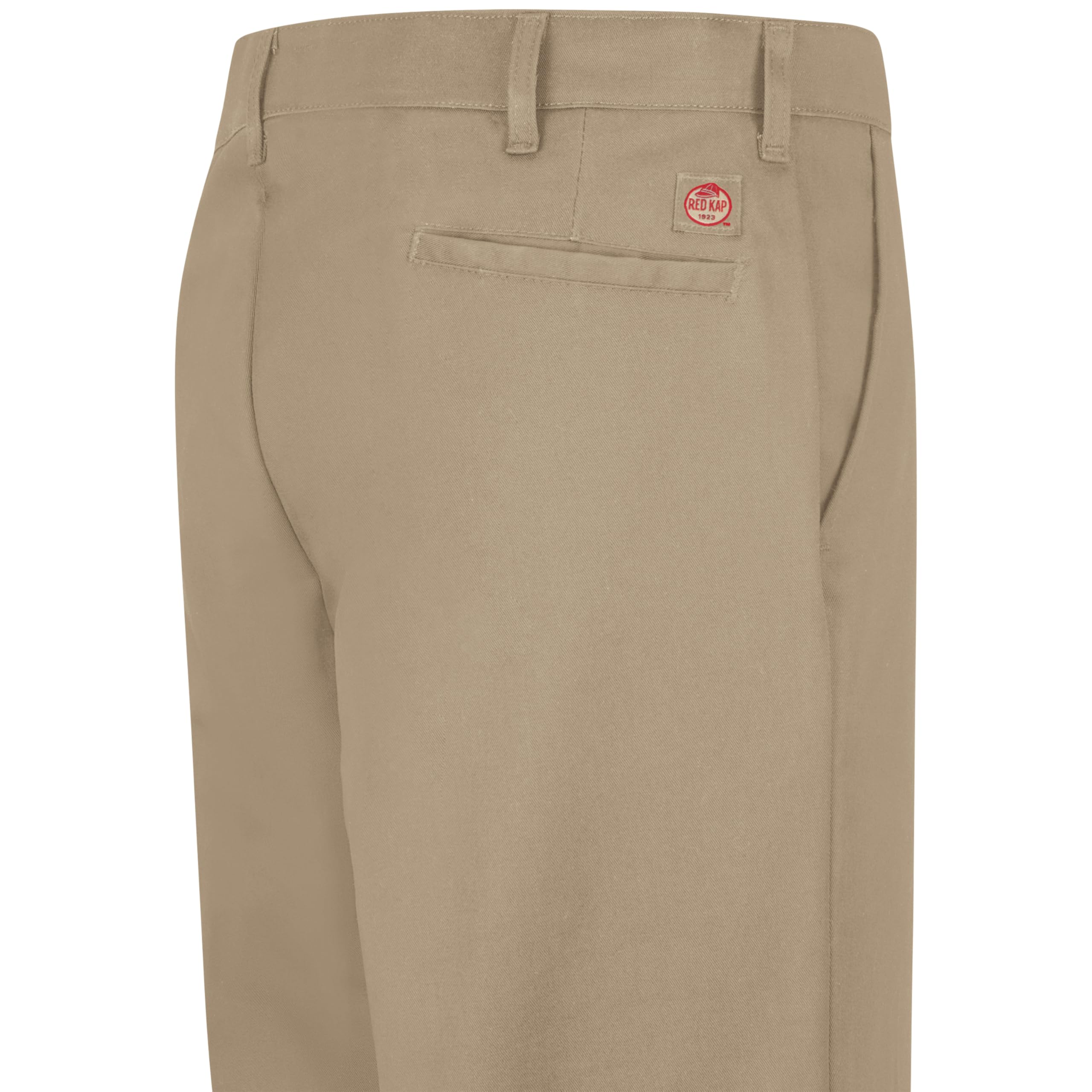 Red Kap Mens Stain Resistant, Flat Front Work Pants, Navy, 52W X 32L