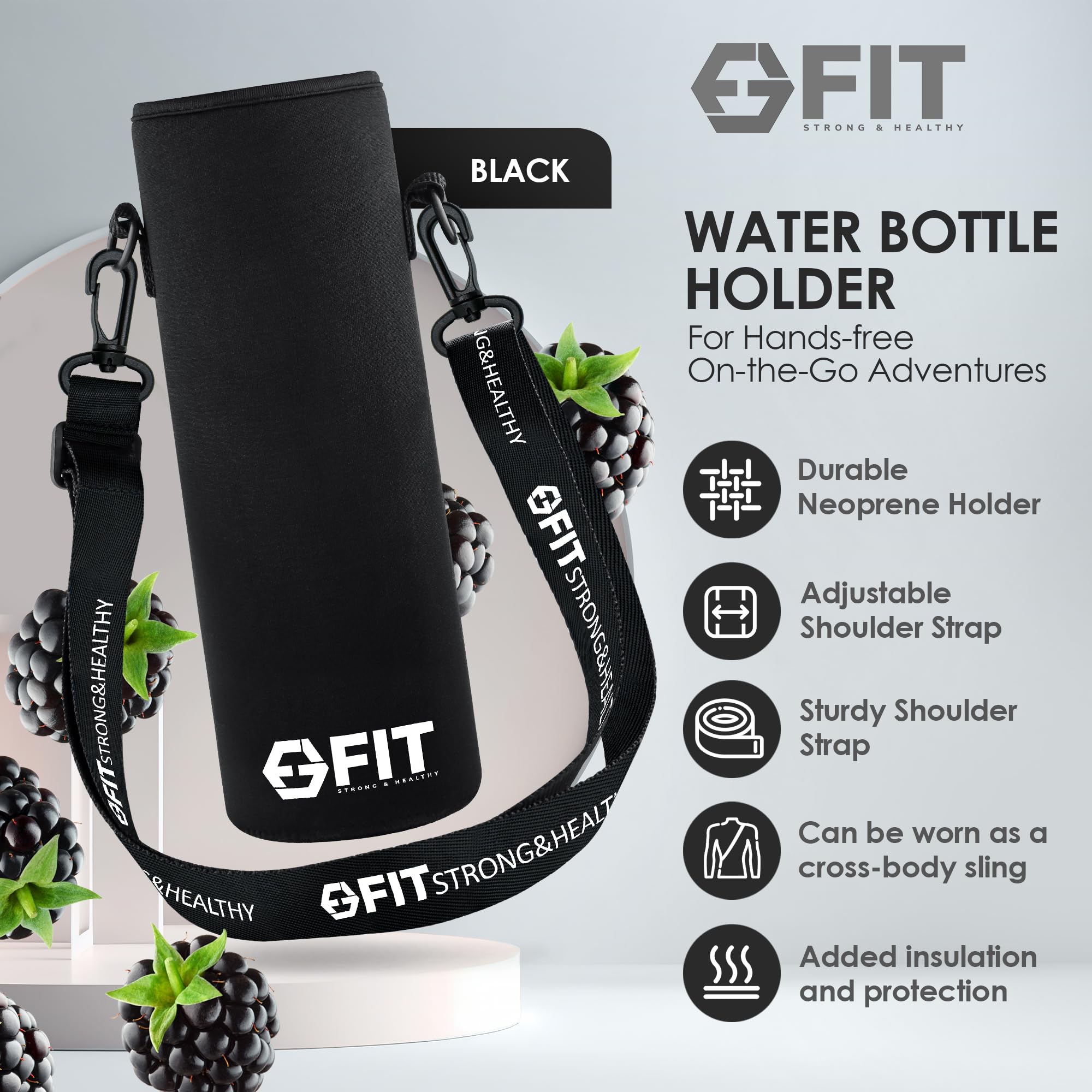 32 Oz Glass Water Bottle With Straw Lid, Time Marker, Sleeve, Extra Lid & Water Bottle Holder With Strap - Motivational, Wide Mo