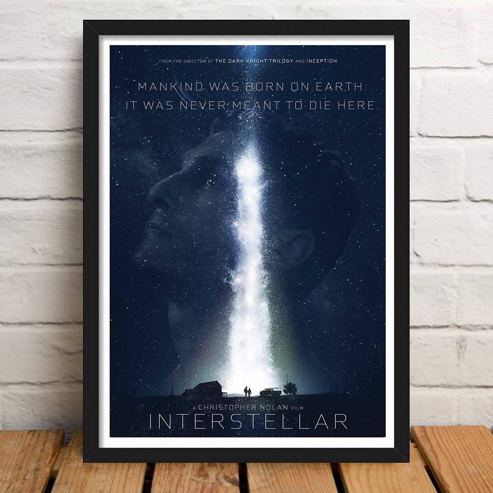 Good Hope , Plexiglass Hollywood Poster Frame Interstellar Movie Framed Poster,Multicolour 10 Inch X 13 Inch