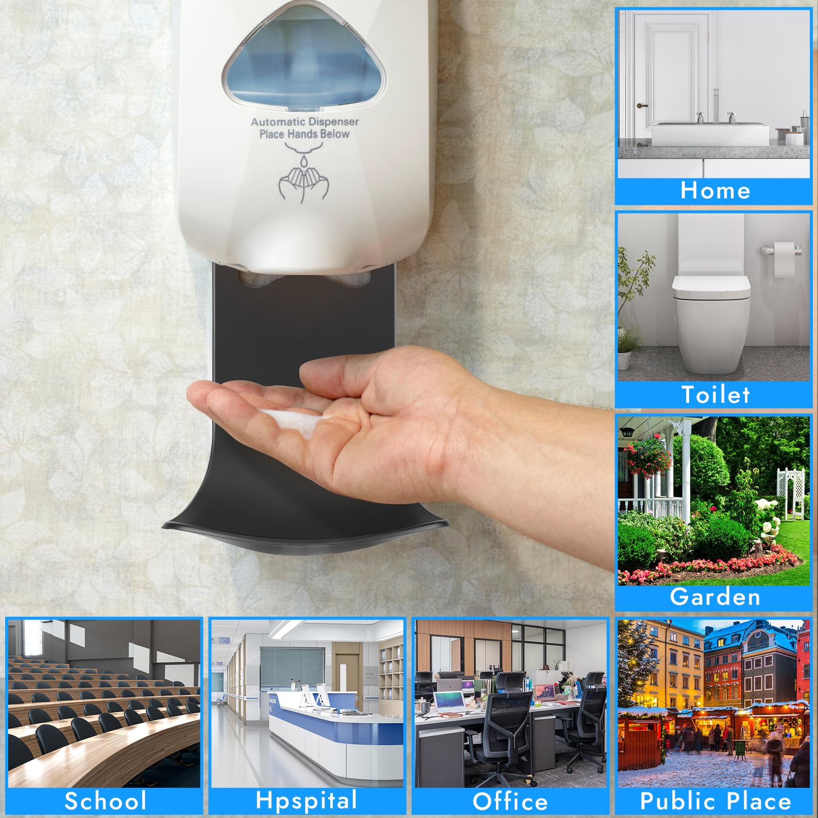 Ziozertt 2Pcs Dispenser Drip Tray Wall Mount Soap Dispenser Bracket,Laundry Detergent Drip Catcher Prevent Dripping And Spraying