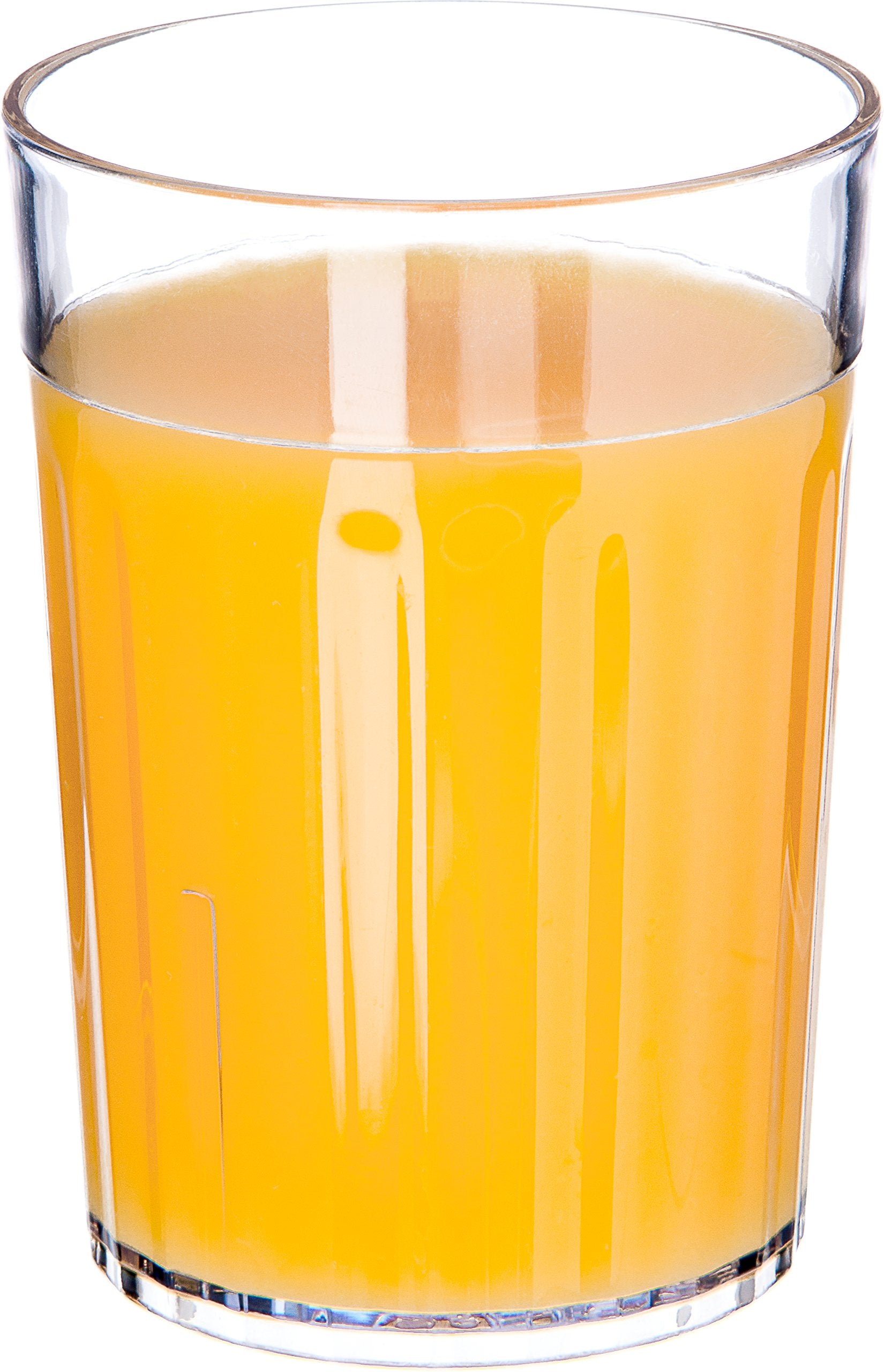 Carlisle FoodService Products Bistro Tumbler Plastic Tumbler for Restaurants  Catering  Kitchens  Plastic  10.2 Ounces  Clear