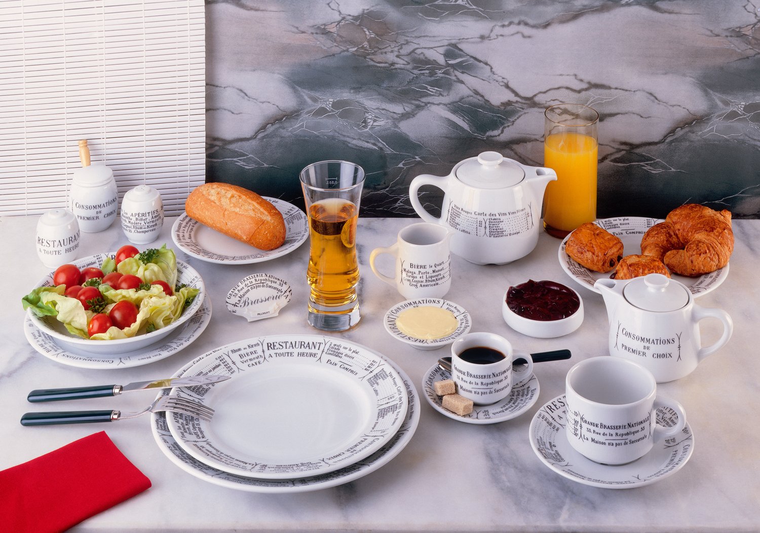 Pillivuyt Brasserie Plate, 6.5''