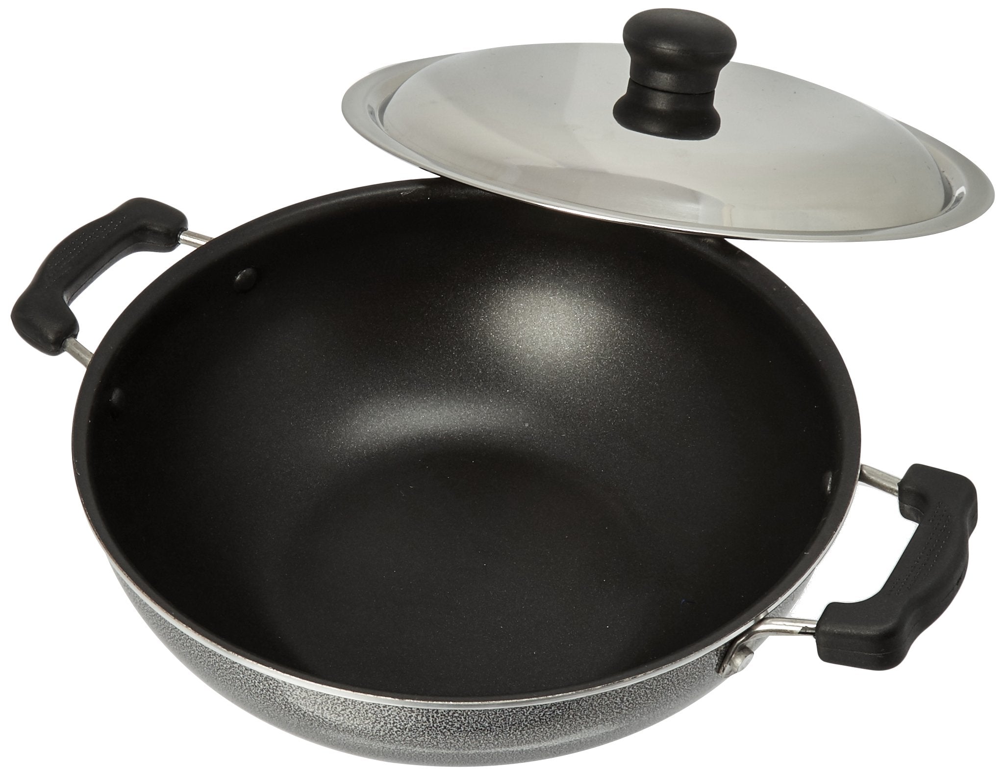 Prestige Manttra Omega Select Plus 250 Deep Fry Pan, Kadai, Indian Kadhai, Medium