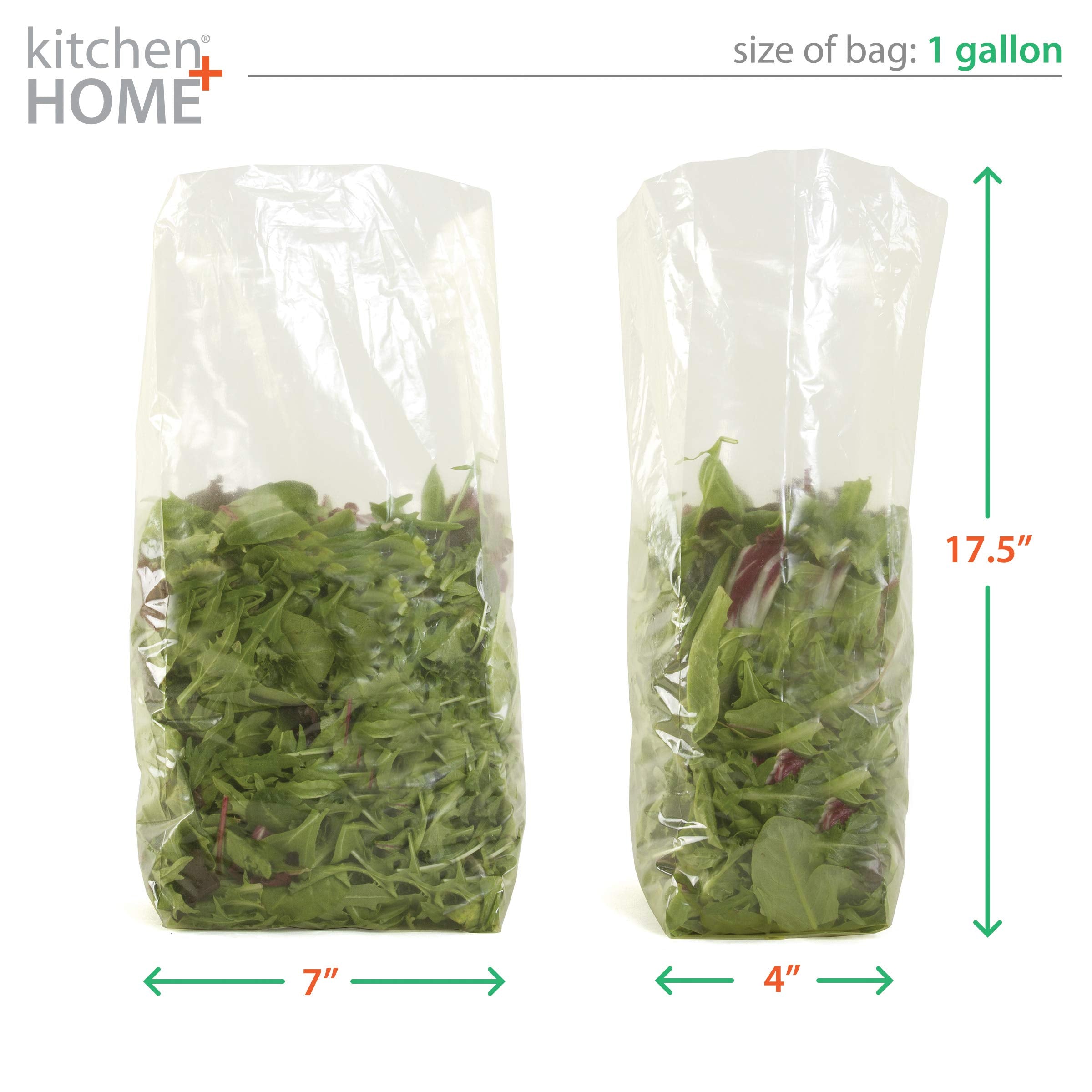 Keep It Fresh Produce Bags - 90 Reusable Bpa Free Freshness Green Bags & Twist Ties - Keeps Fruits, Veggies, And Flowers Fresher