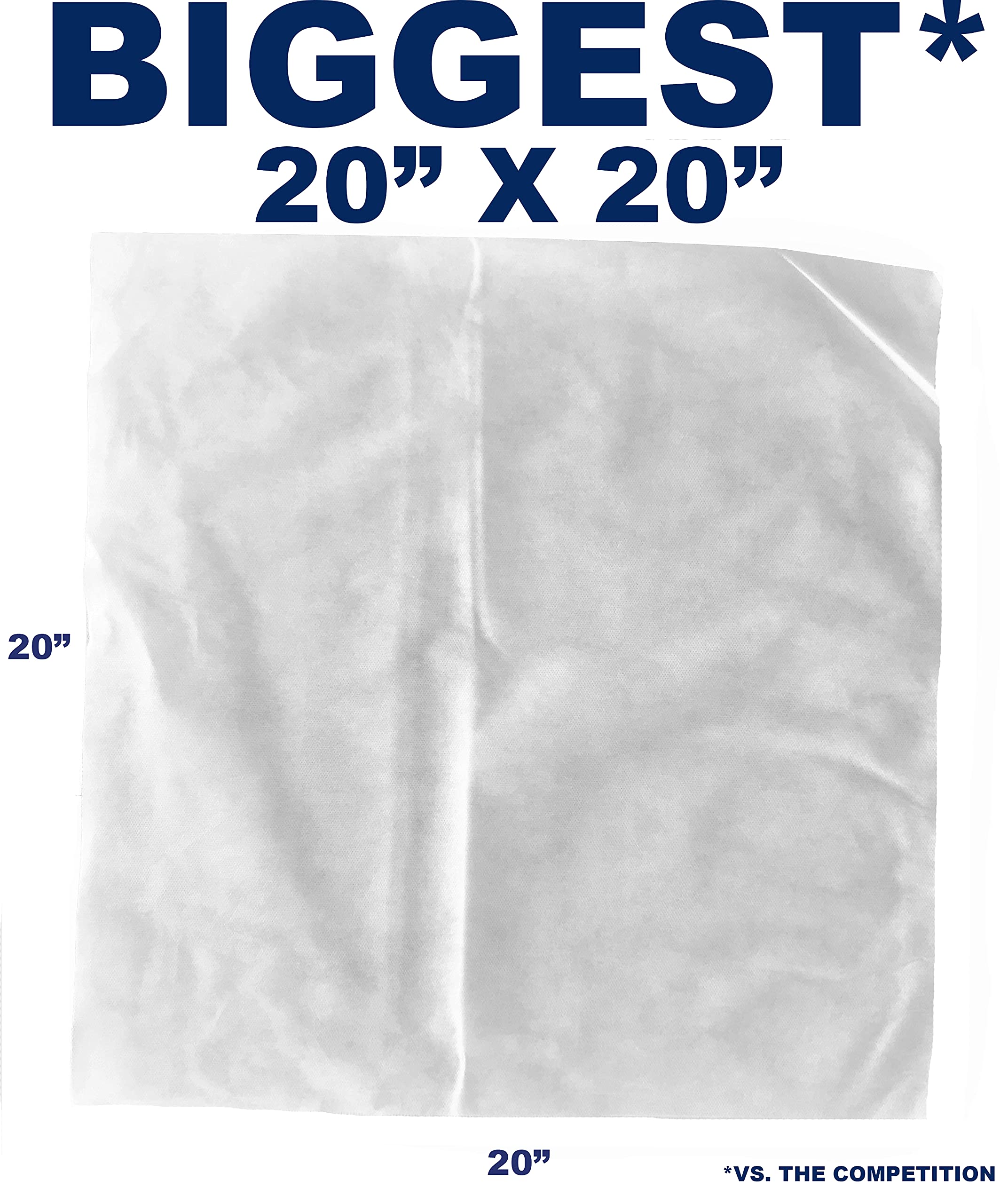 (50 Pack) Commercial Cold Brew Coffee Filters, 20'' X 20'' For Commercial Model Cold Brew Coffee Makers And 5-Gallon Commercial