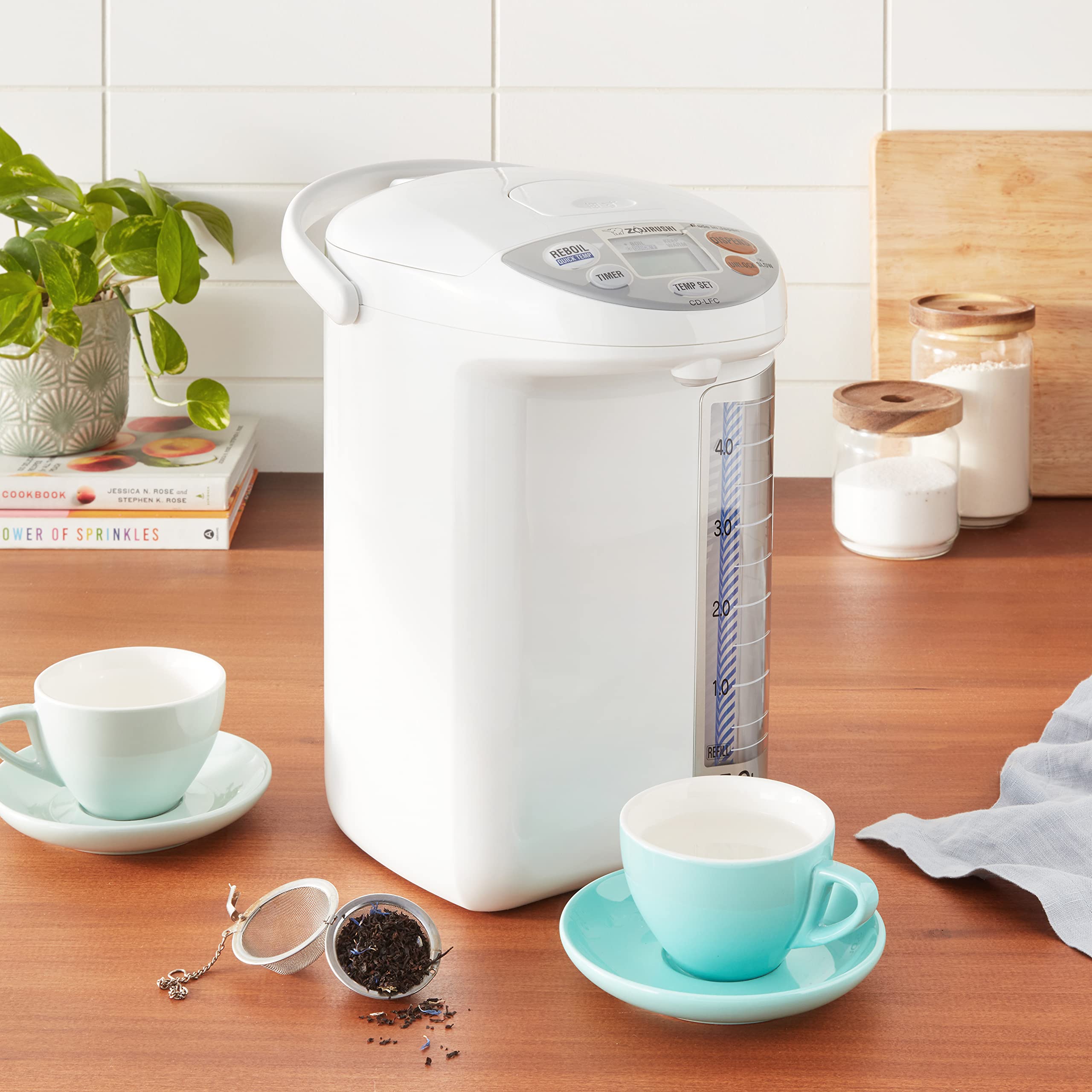 Zojirushi Cd-Lfc50 Panorama Window Micom Water Boiler And Warmer (169-Ounce, 5.0-Liter, White)