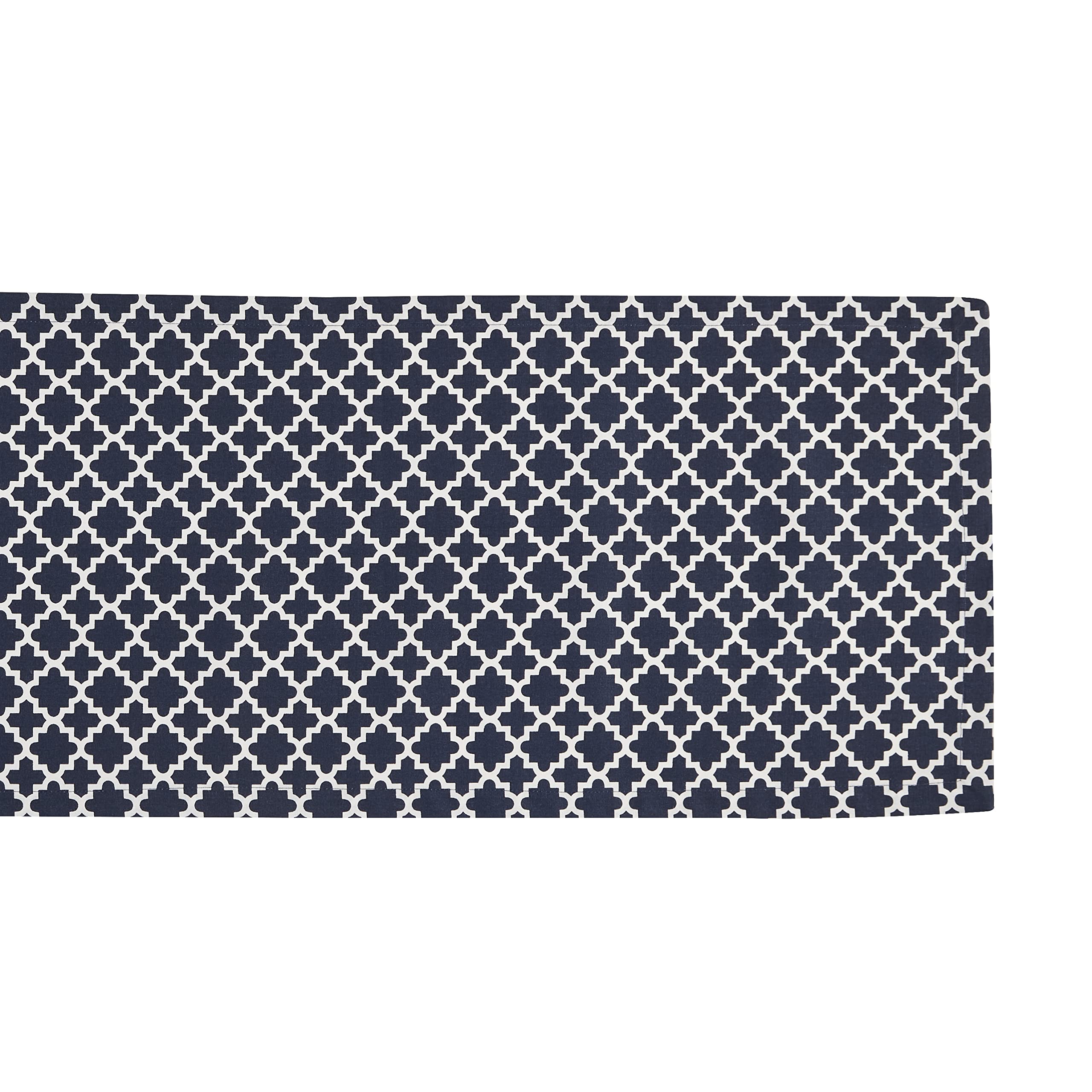Dii Lattice Tabletop Collection, Table Runner, 14X72, Nautical Blue