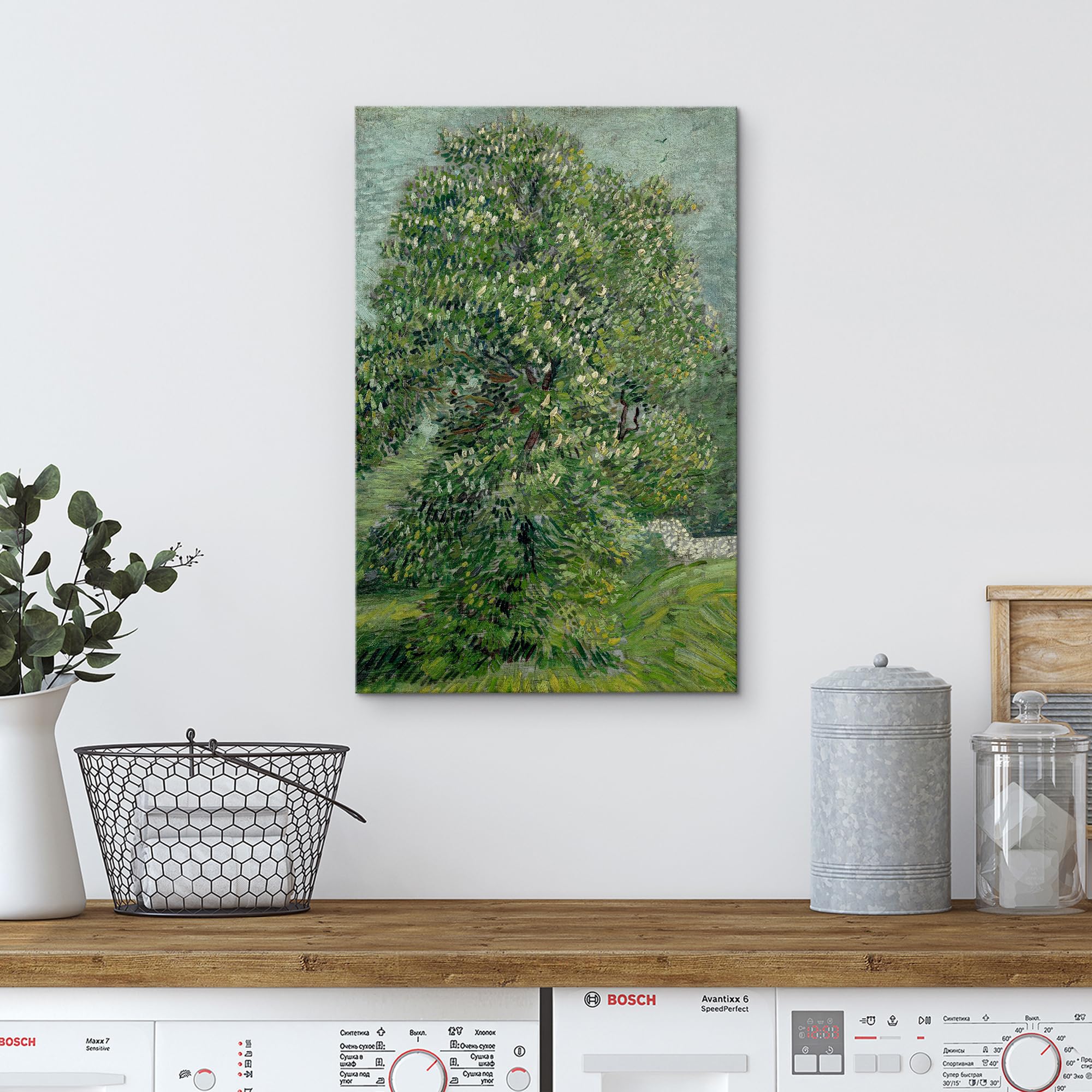 Wall26 Canvas Print Wall Art Horse Chestnut Tree In Blossom By Vincent Van Gogh Nature Wilderness Illustrations Decorative Flora