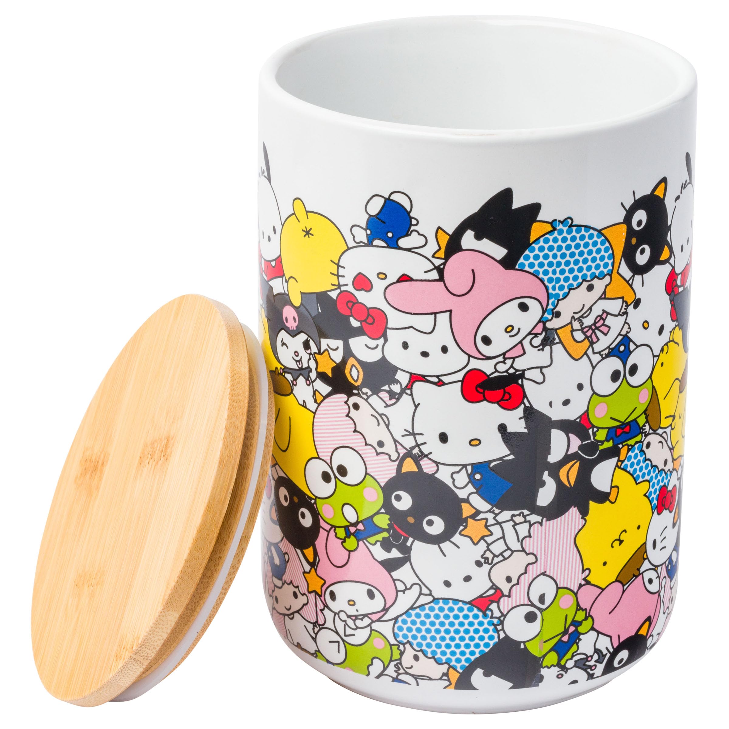 Silver Buffalo Sanrio Hello Kitty And Friends Badtz-Maru, Keroppi, My Melody, Pochacco, Chococat, Pompompurin, Little Twin Stars