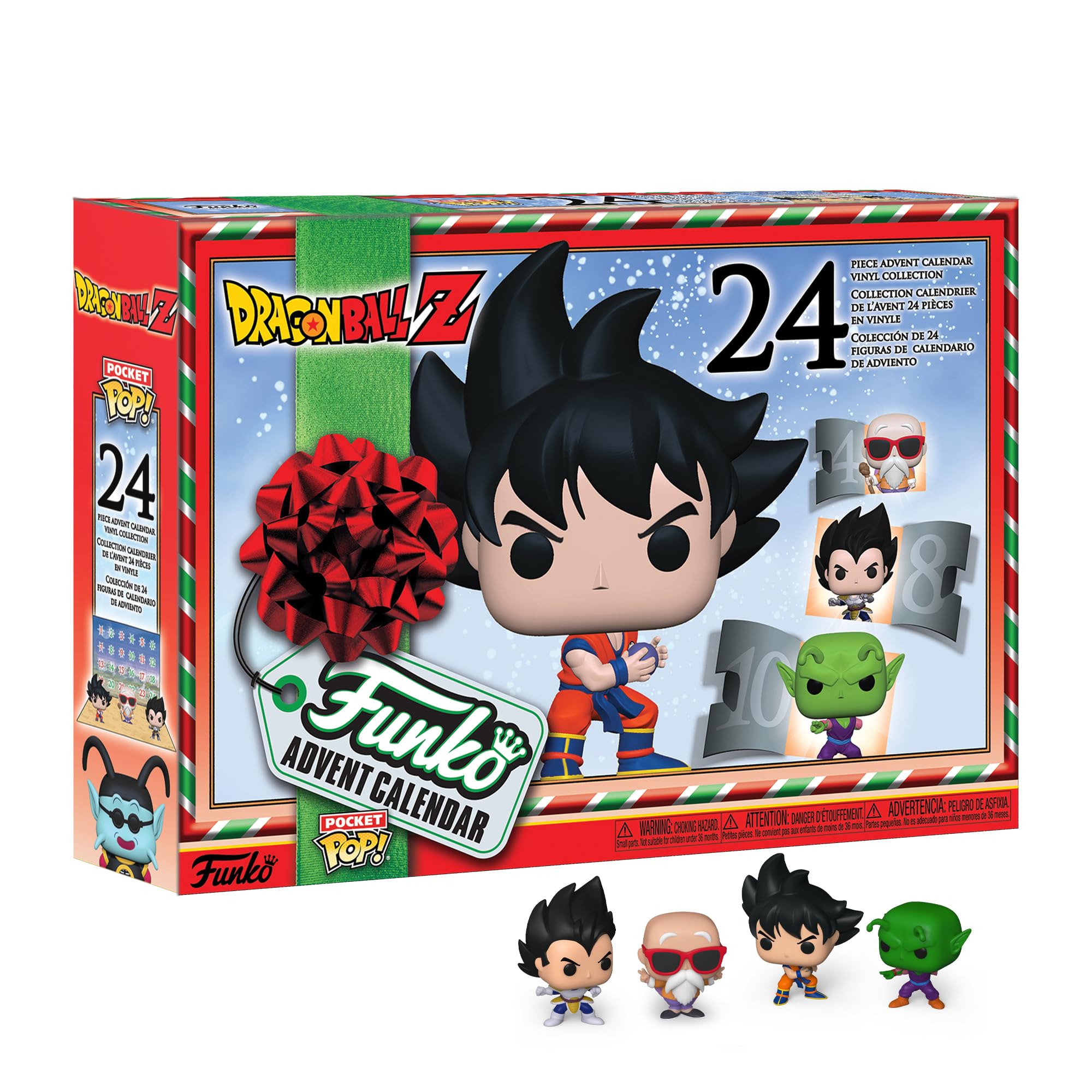 Funko Advent Calendar: Dragon Ball Z - Goku - 24 Days of Surprise - Collectible Vinyl Mini Figures - Mystery Box - Gift Idea - H