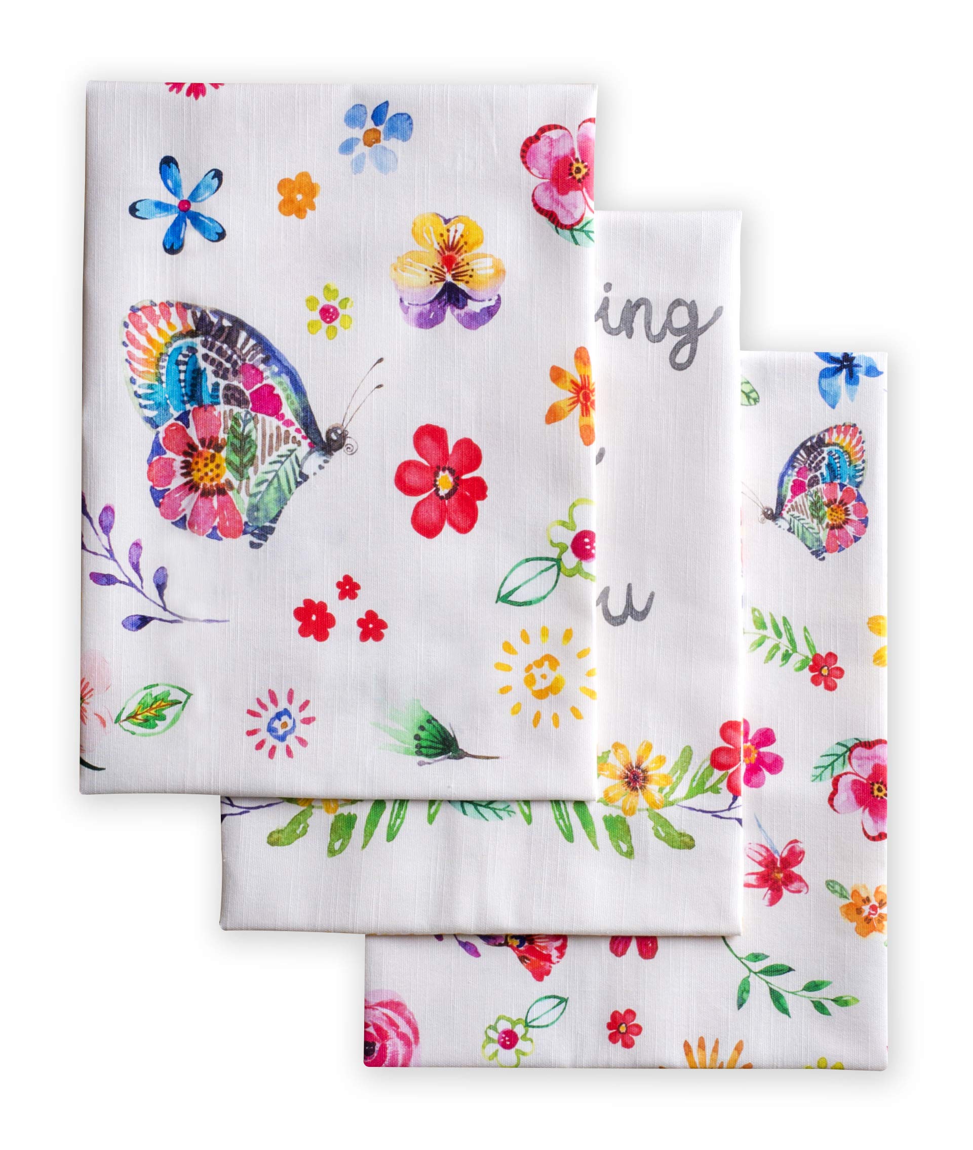 Maison D Hermine Dish Cloth 100% Cotton Kitchen Towel Multi-Purpose Tea Towel For Gifts, Home, Wedding, Restaurant & Camping, Ha