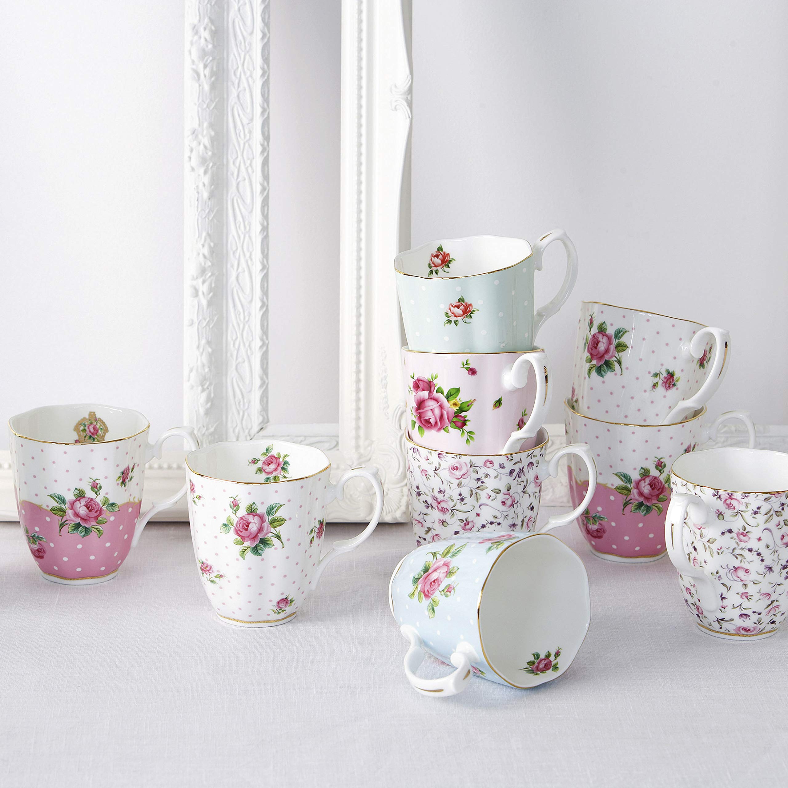 Royal Albert New Country Roses Pink Vintage Mug  1 Count (Pack of 1)
