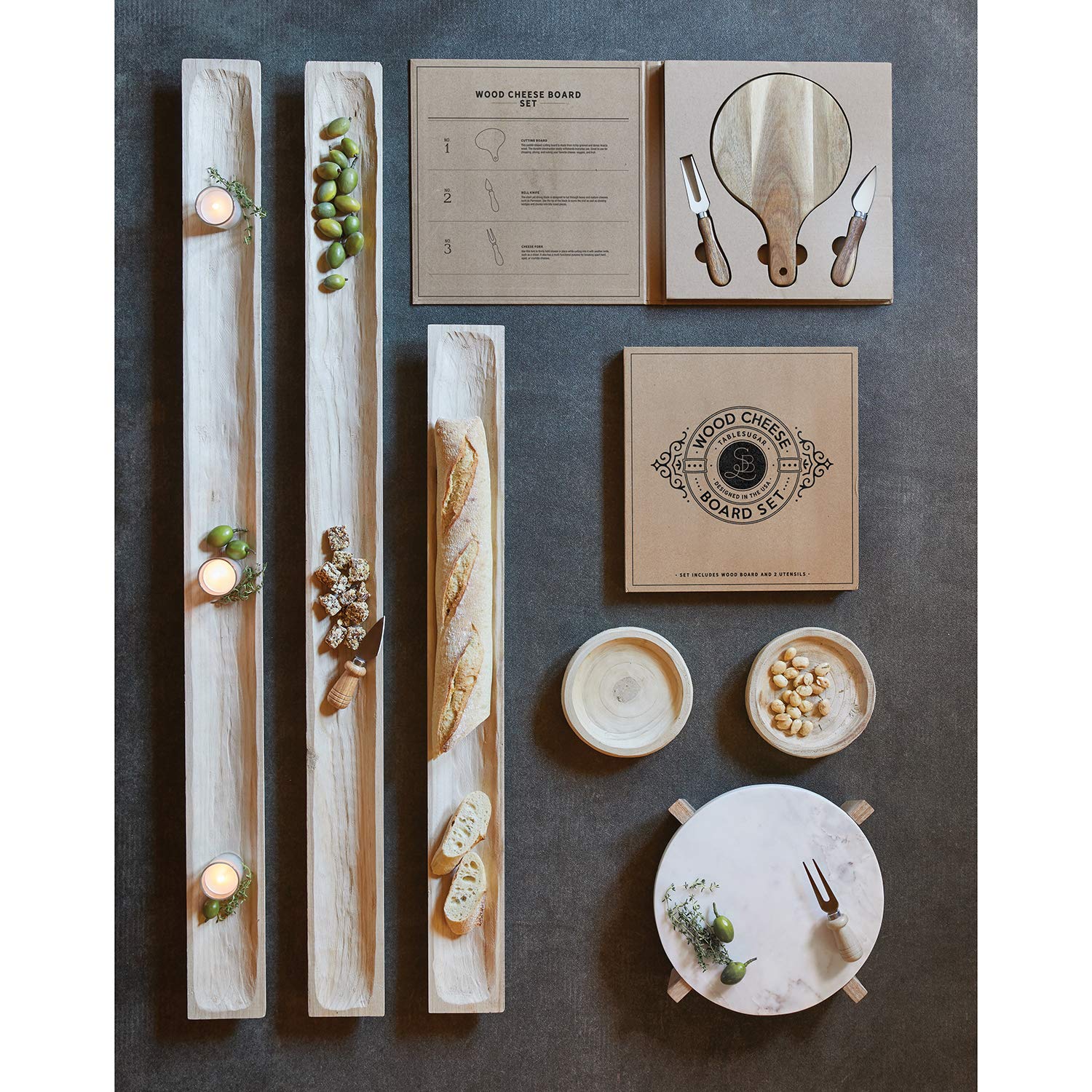 Santa Barbara Design Studio Table Sugar Paulownia Wood Bowl  Small  Natural