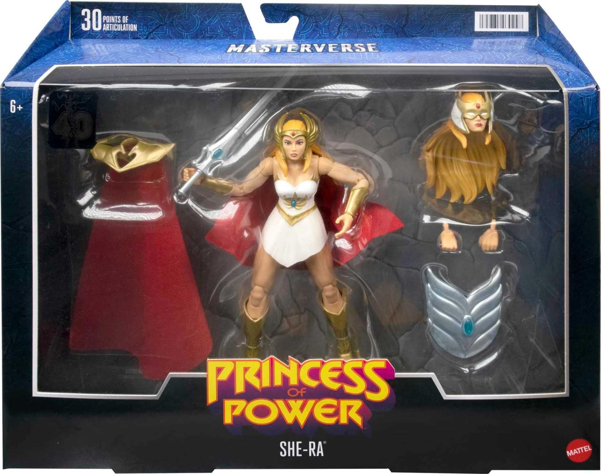 Masters Of The Universe Masterverse She-Ra Deluxe Action Figure With Accessories, 7-Inch Motu Collectible Gift