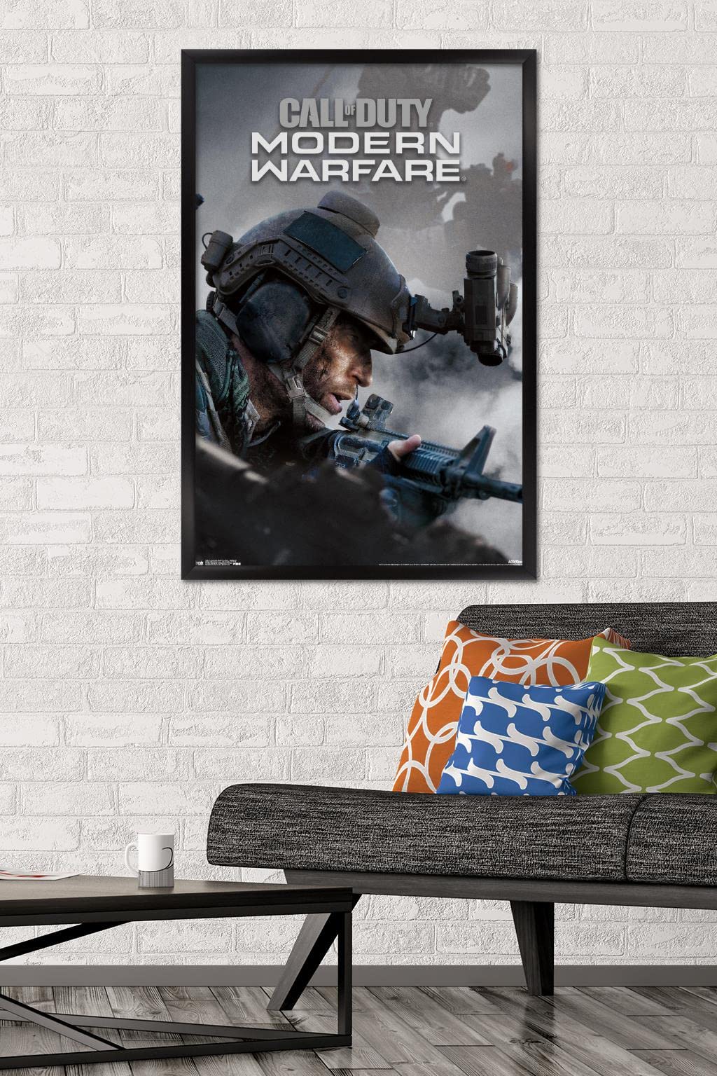 Trends International Call Of Duty: Modern Warfare - Multiplayer Wall Poster, 22.375'' X 34'', Black Framed Version