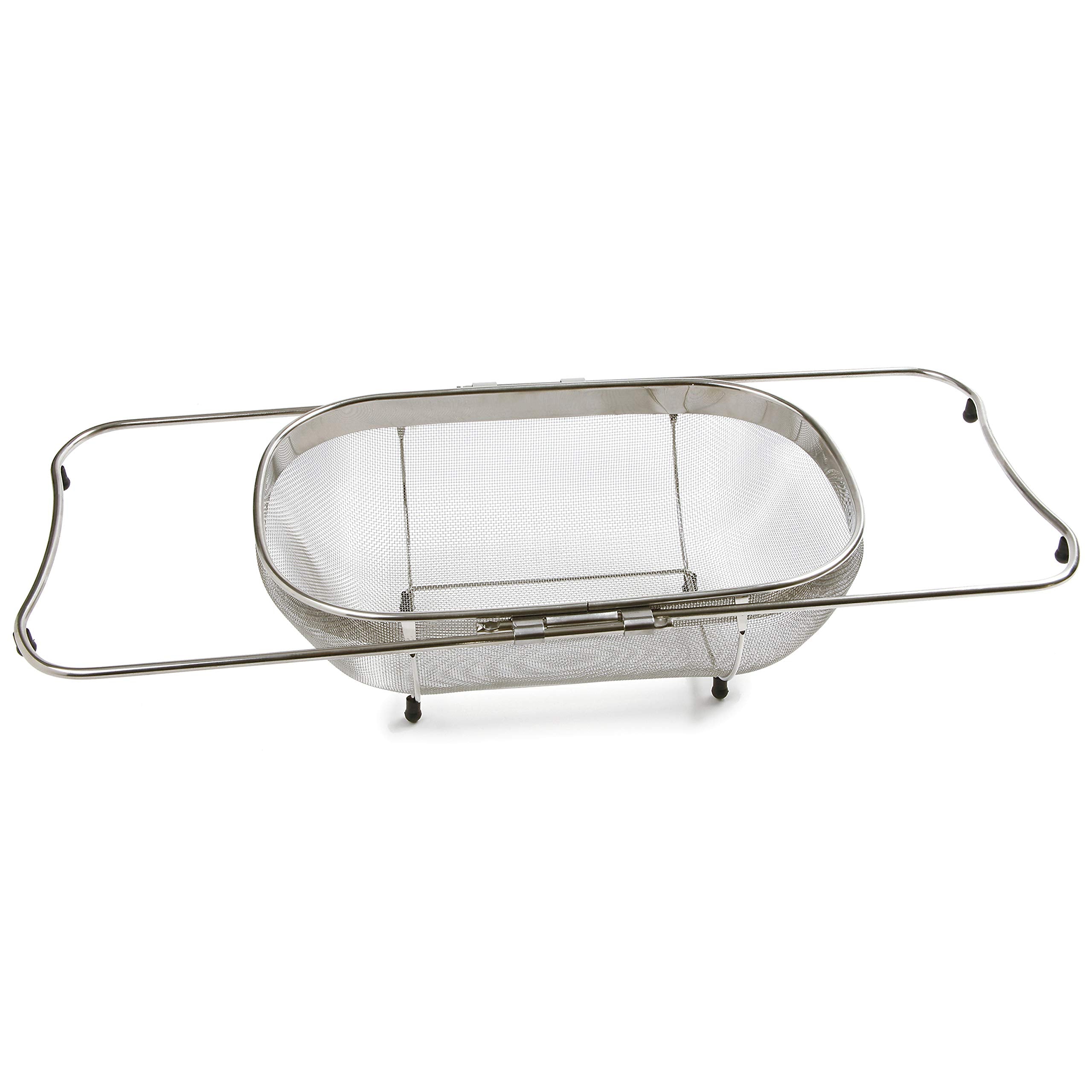 Norpro Sink Colander With Base Frame, 3.5In/34Cm X 9In/23Cm And Expands Up To 22In/55Cm, As Shown