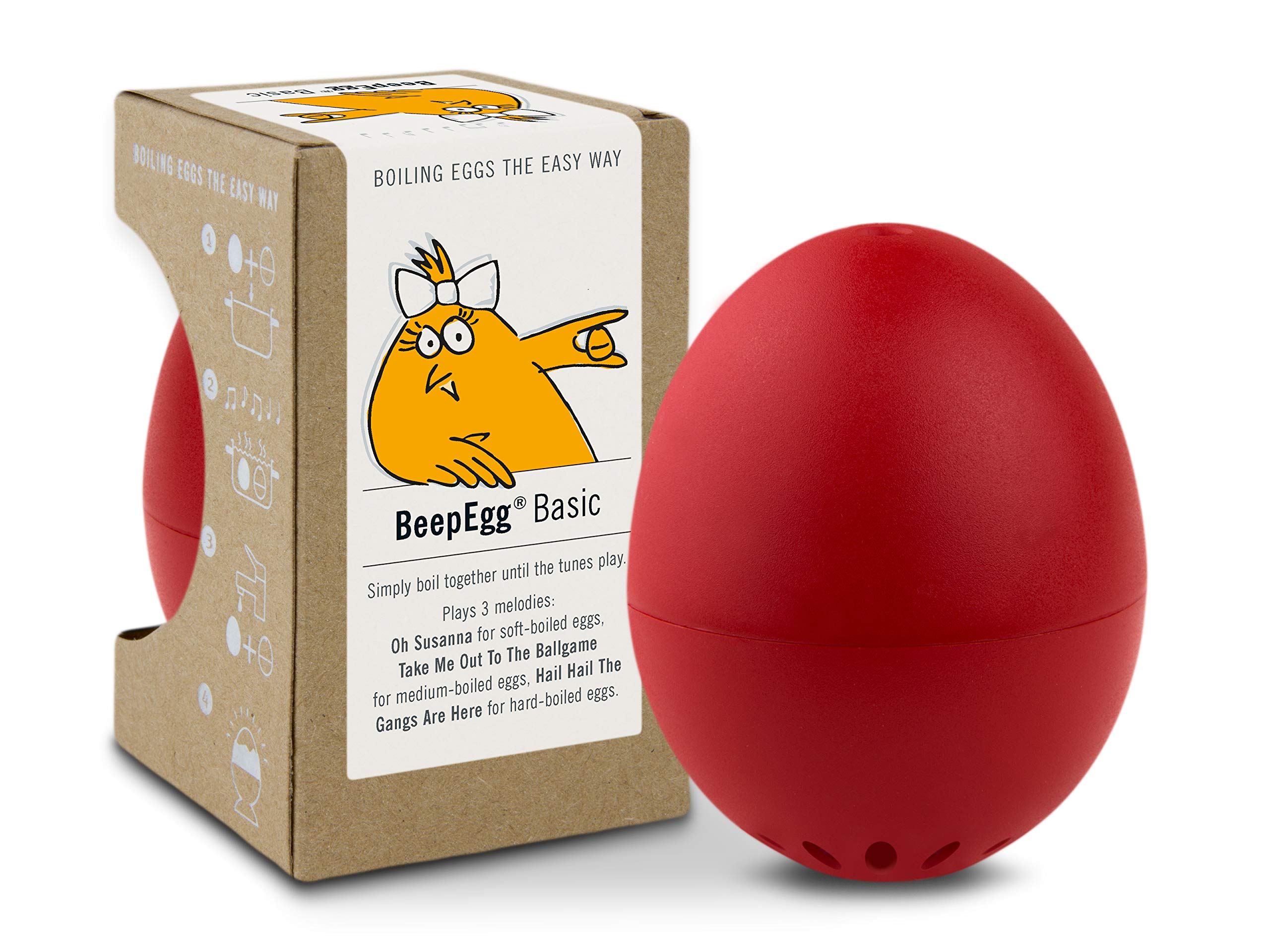 Brainstream Beepegg Egg Timer Basic, Red
