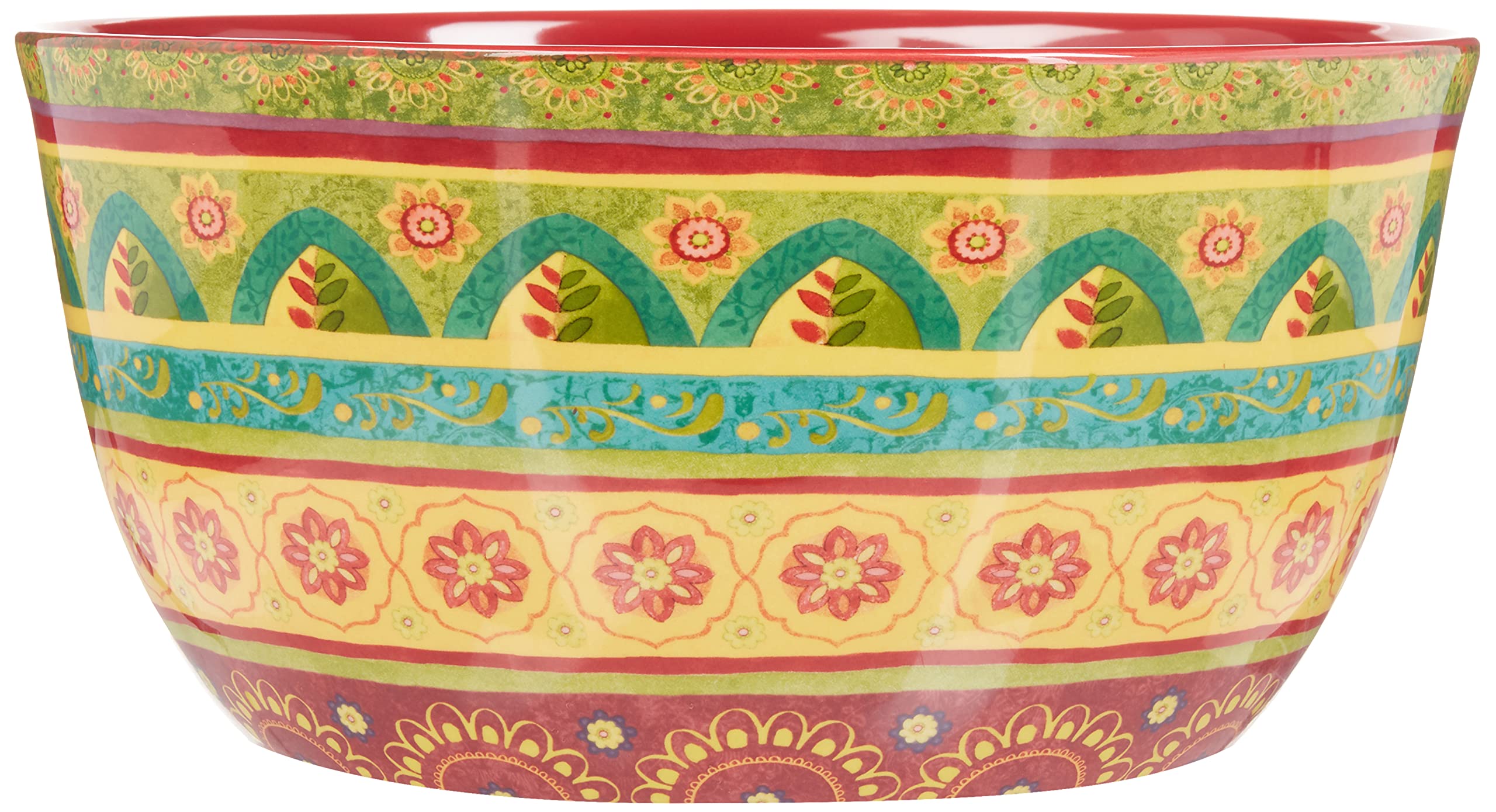 Certified International Tunisian Sunset Deep Bowl, 11'' X 5.5'', Multicolor