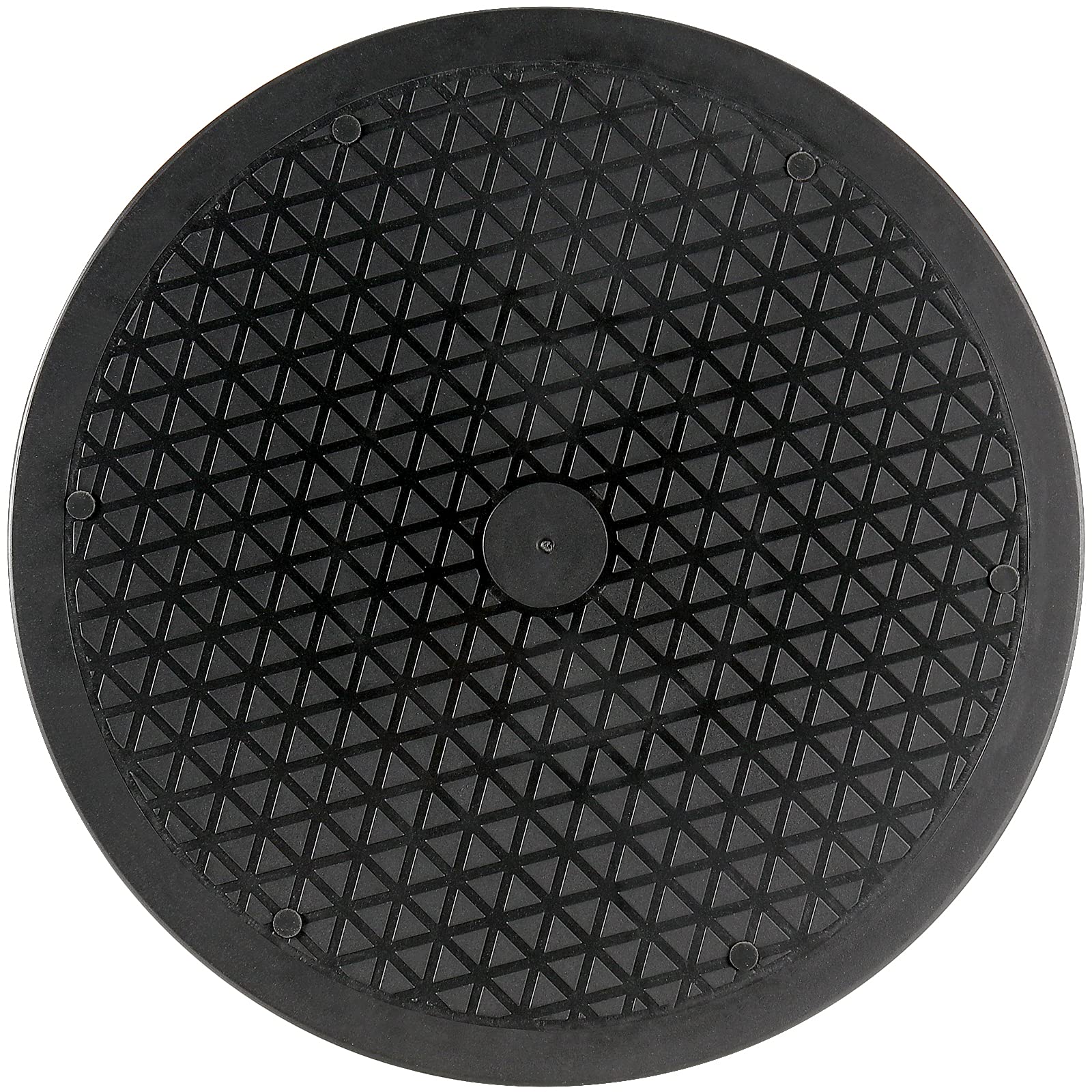 Muklei 6 Pack 12 Inch Lazy Susan Turntable Organizer, Heavy Duty Rotating Swivel Stand, Single Sided 360  Turntable With Steel B