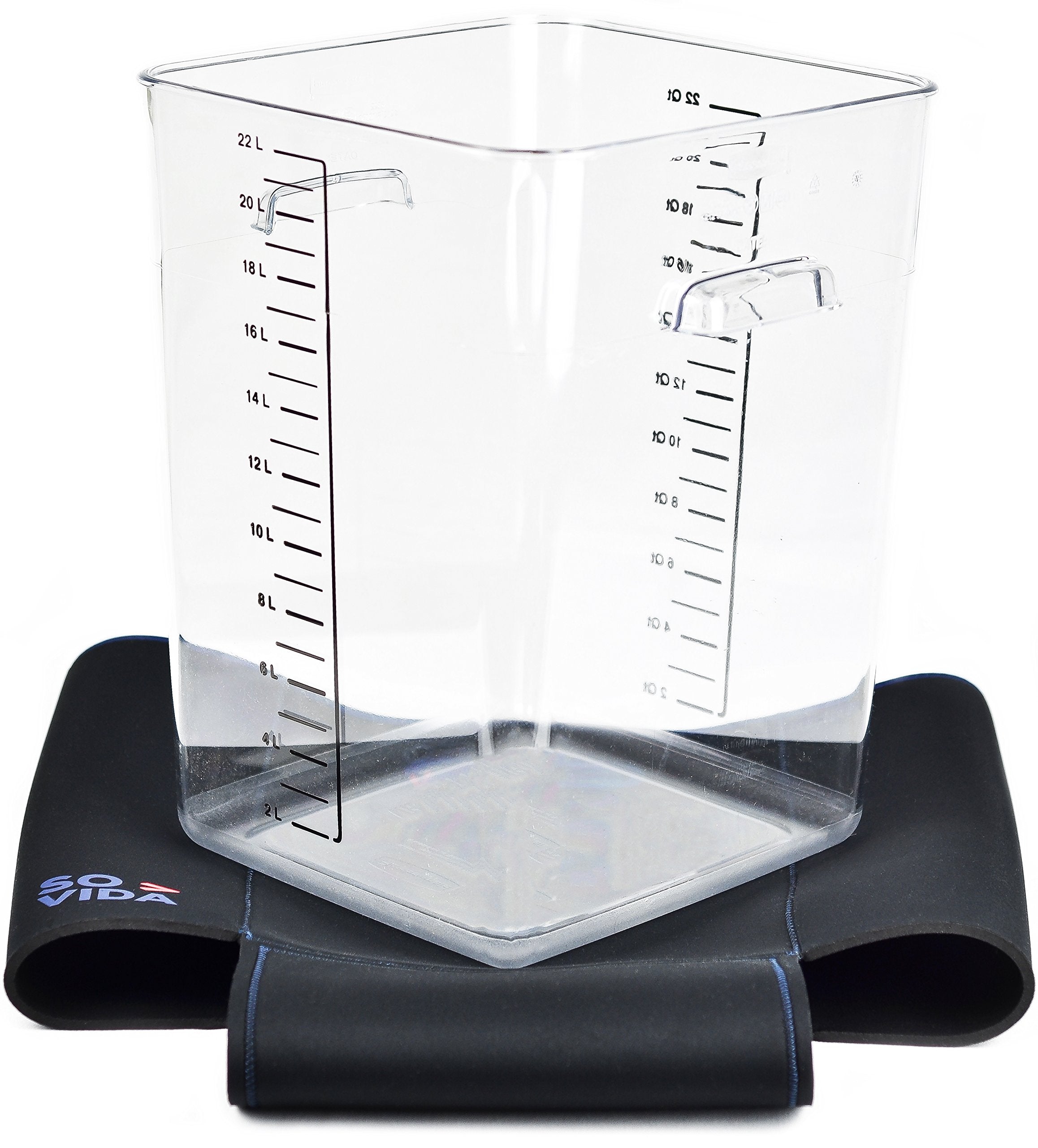 So-Vida Sous Vide Container Sleeve Compatible For The Rubbermaid 22 Quart Container