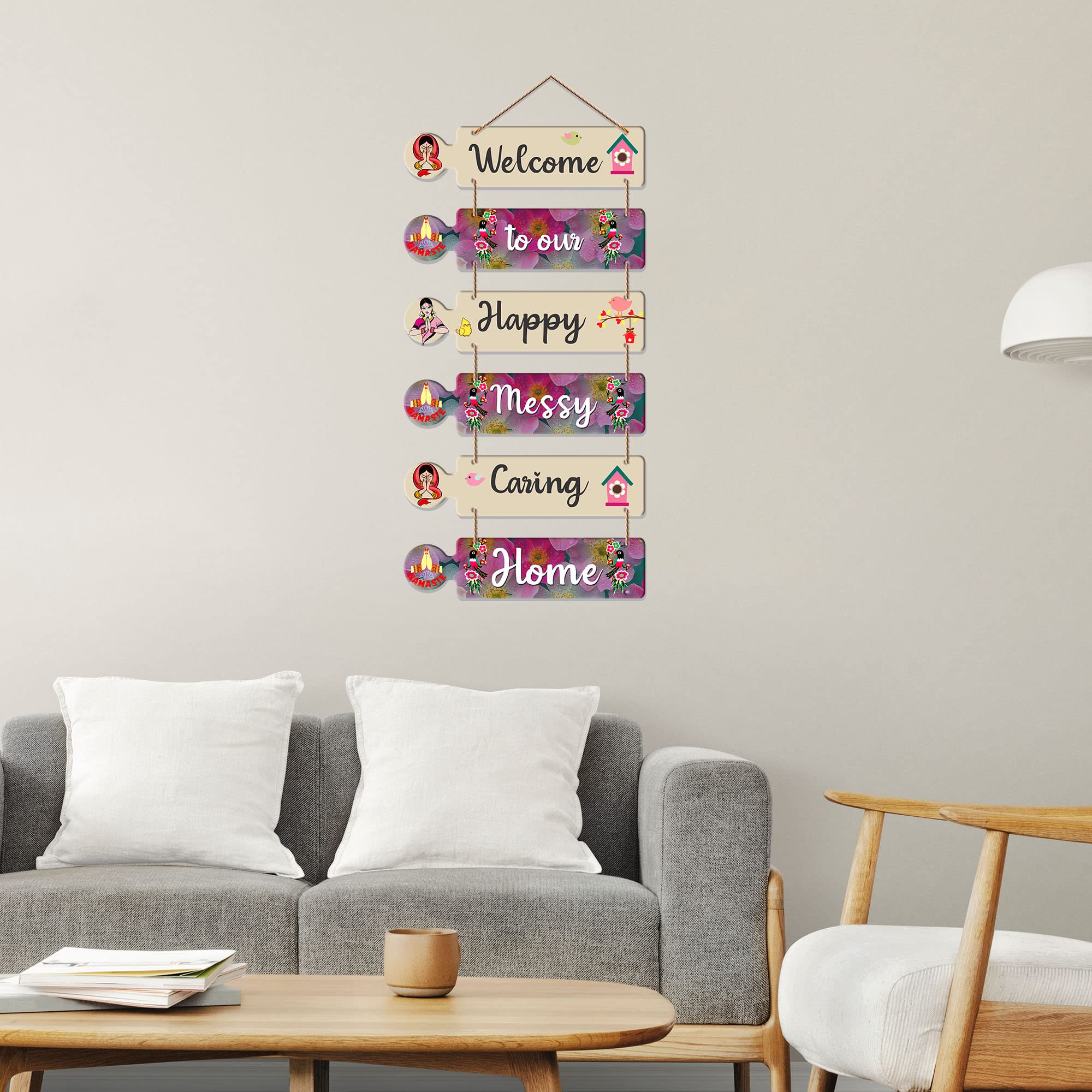 Artvibes Home Quotes Decorative Wall Art MDF Wooden Wall Hanger for Living Room | Bedroom | Wall Decor | Gifts | Hangings Orname