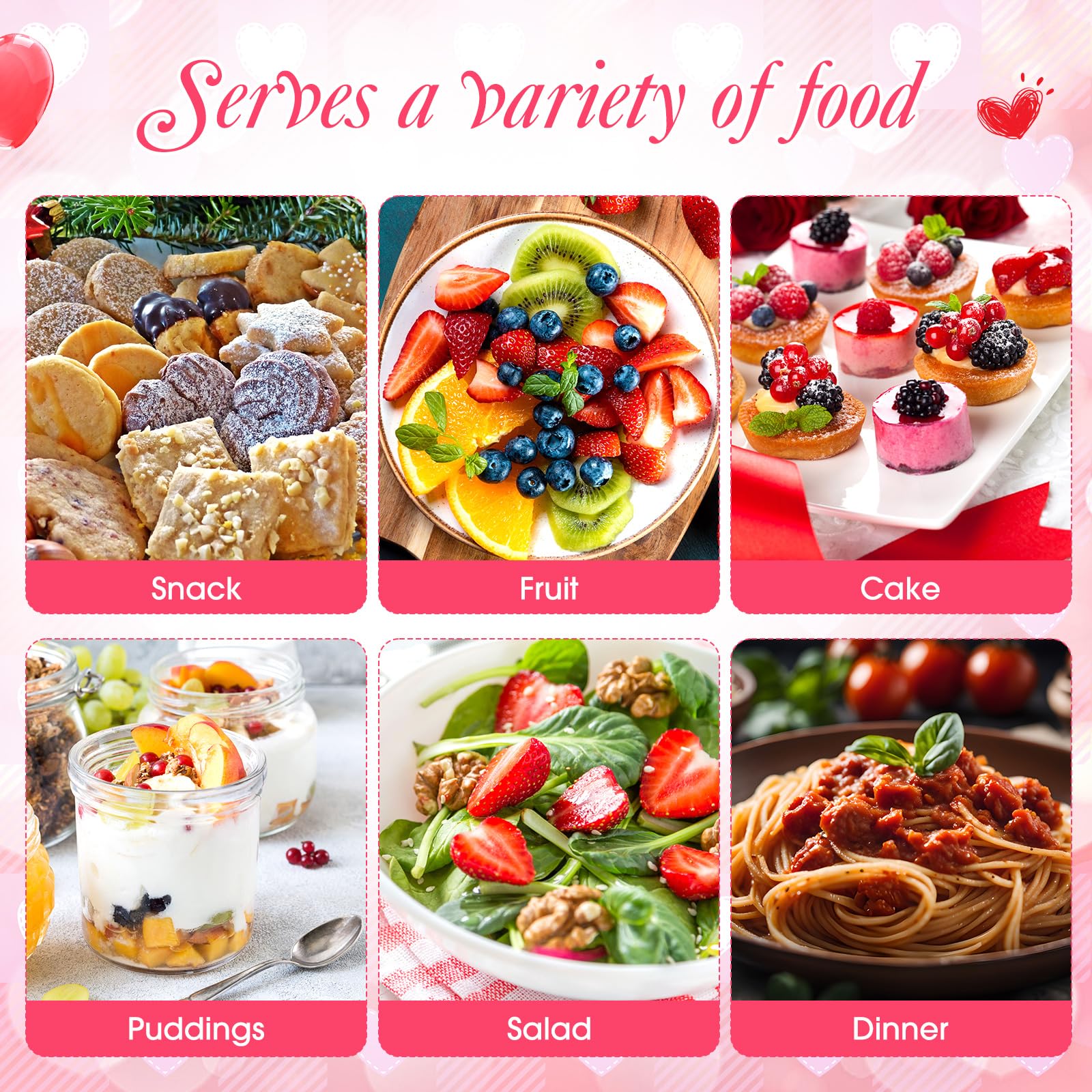 Ziliny 100 Pcs 7 Inch Valentine'S Day Dessert Plates Square Red Disposable Plates Heart Paper Plates Valentines Party Plates Dec