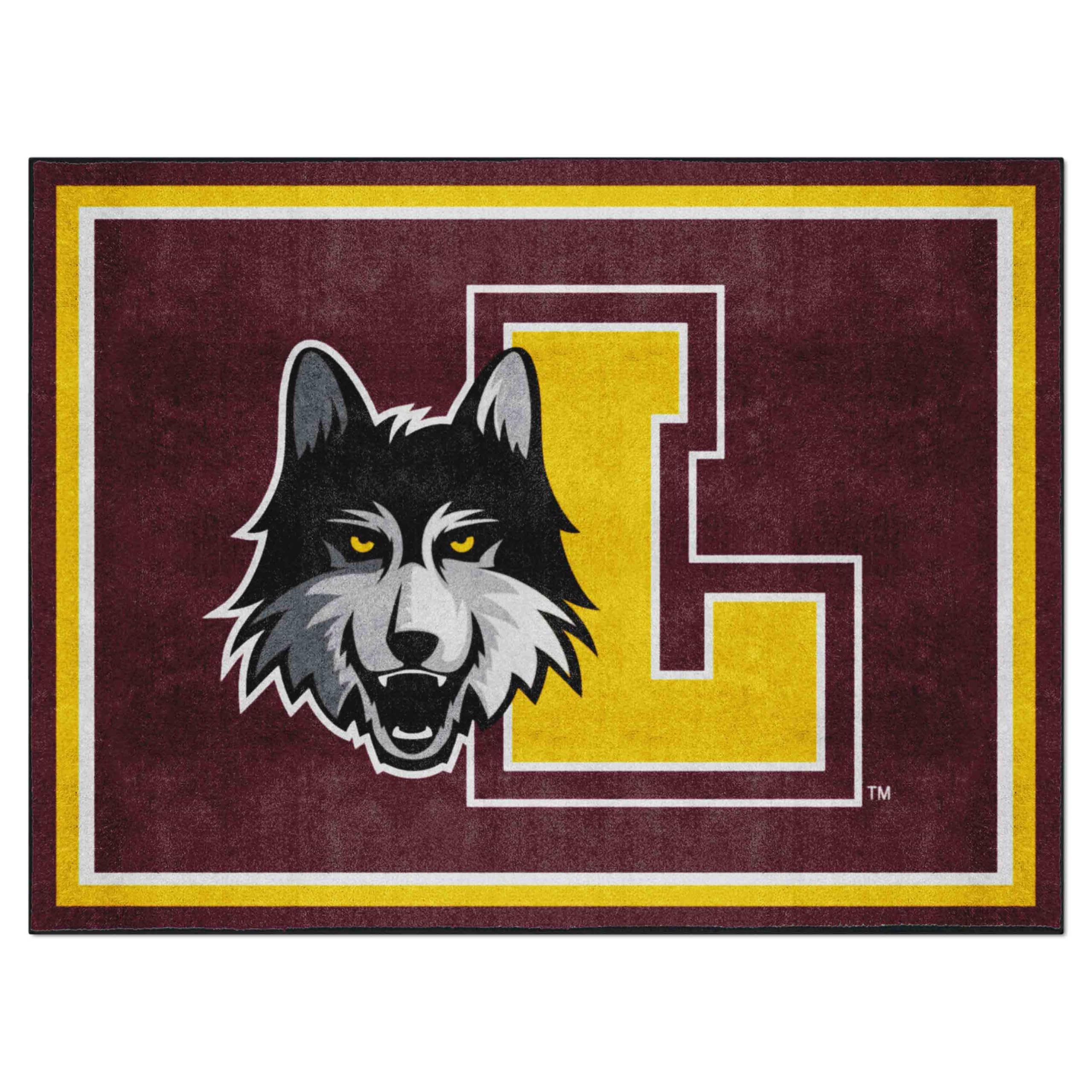 FANMATS 24510 Loyola University Chicago 8ft. x 10 ft. Plush Area Rug