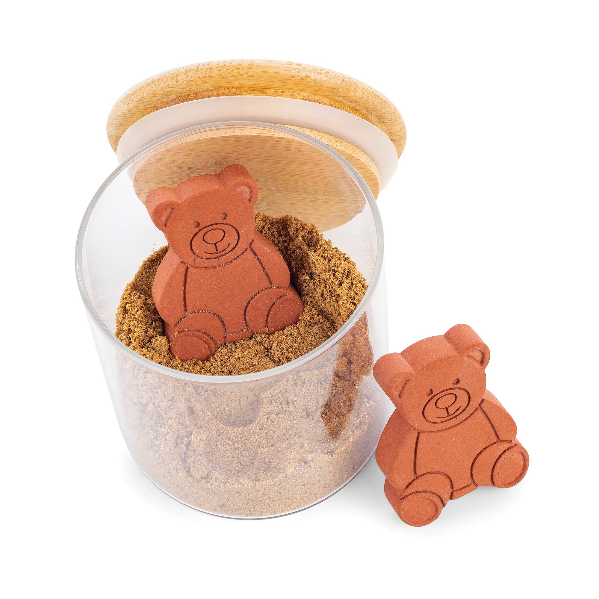 Fox Run Brown Sugar Bear, Set Of Two Keeper And Saver, 2 Count (Pack Of 1)