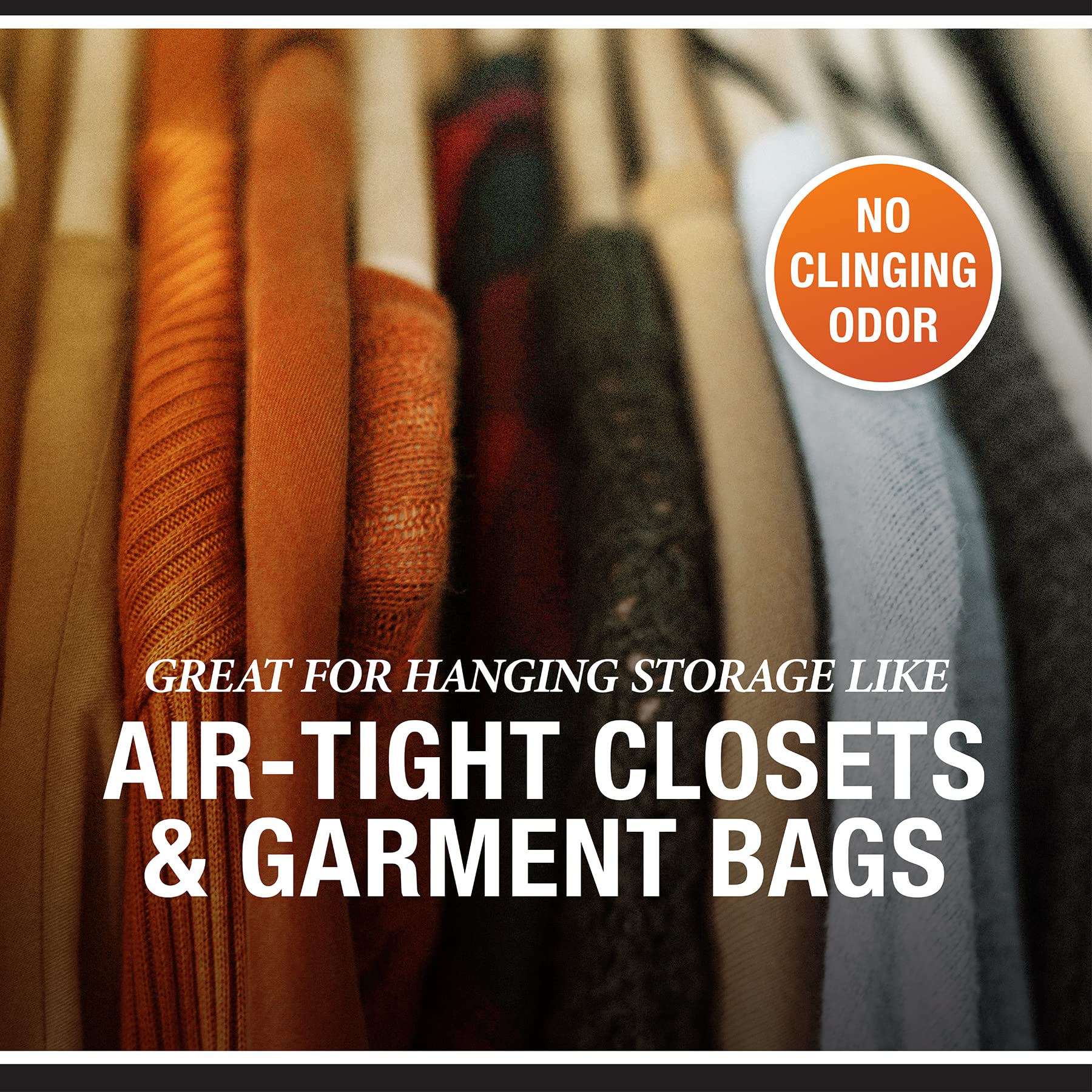 Reefer-Galler No-Moth Closet Hanger Refills - Moth Cakes For Hanger Storage, Non-Odorous Moth Cakes For Closet, Kills Clothes Mo