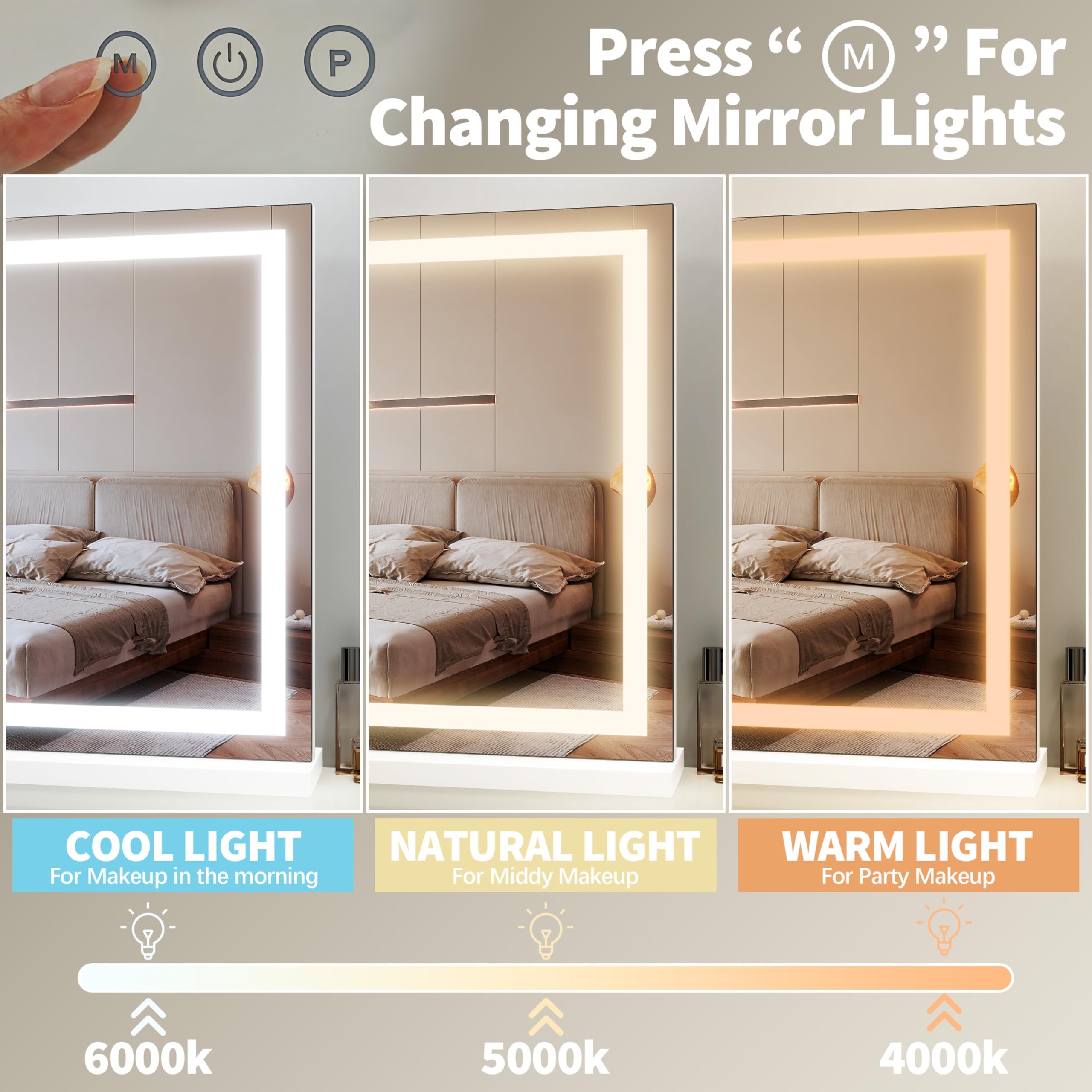 Fennio 23 X 18 Vanity Mirror With Lights