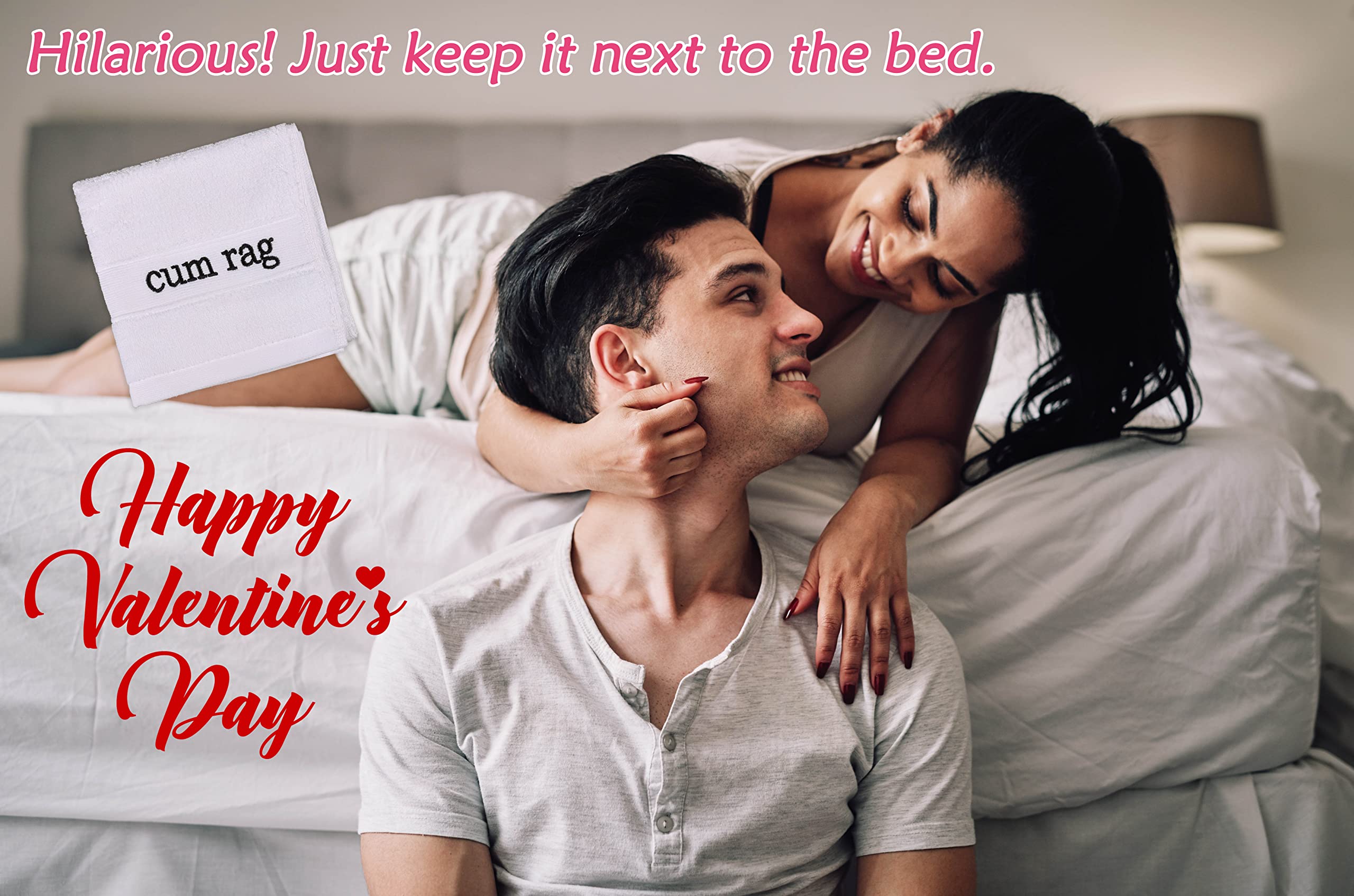 Loloud Novelty Gifts For Boyfriend, Funny Towel Romantic Gift For Wedding Couple Fiance First Year Anniversary Valentines, Party